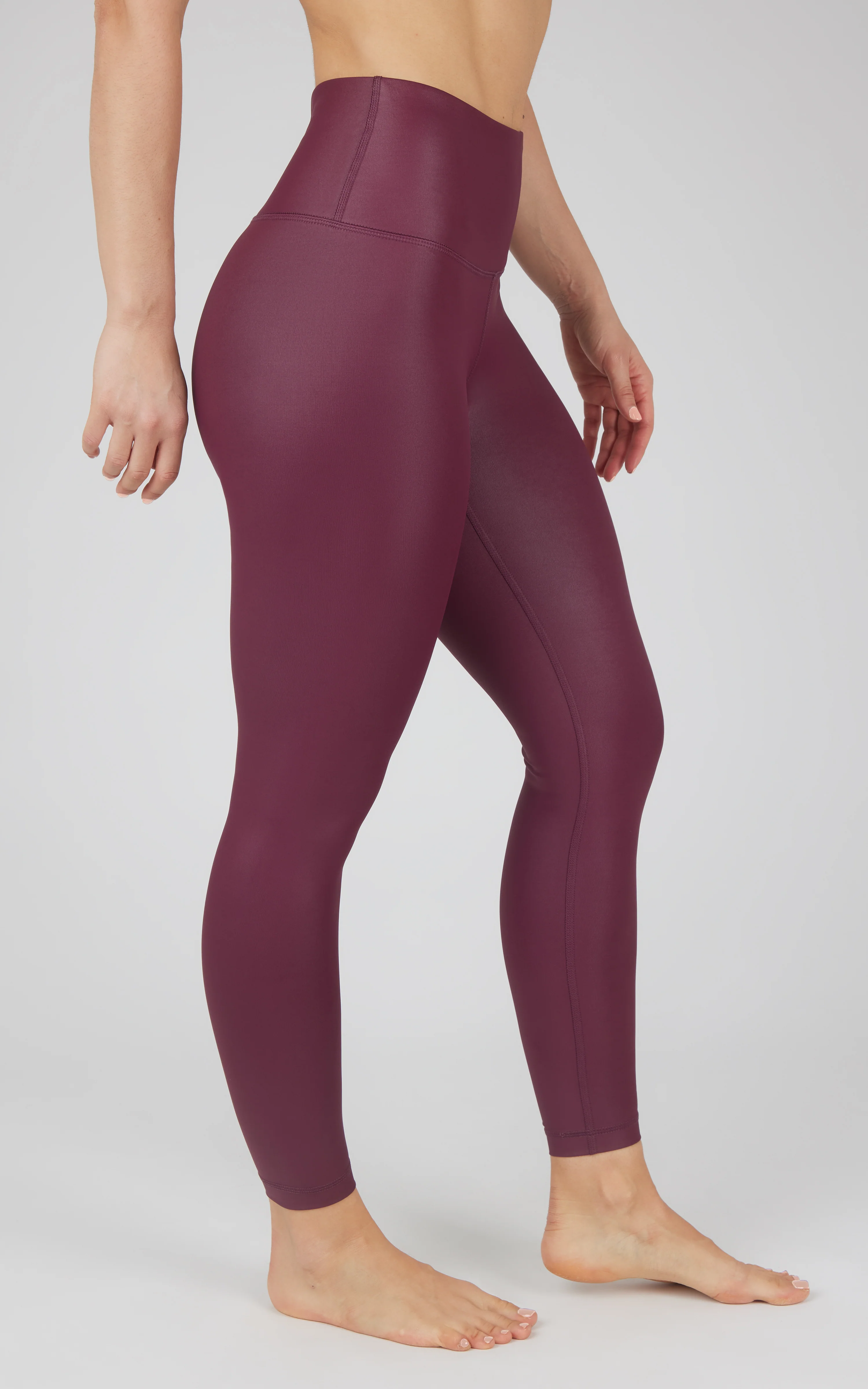 Interlink Faux Leather High Waist Cire 7/8 Ankle - Image 40