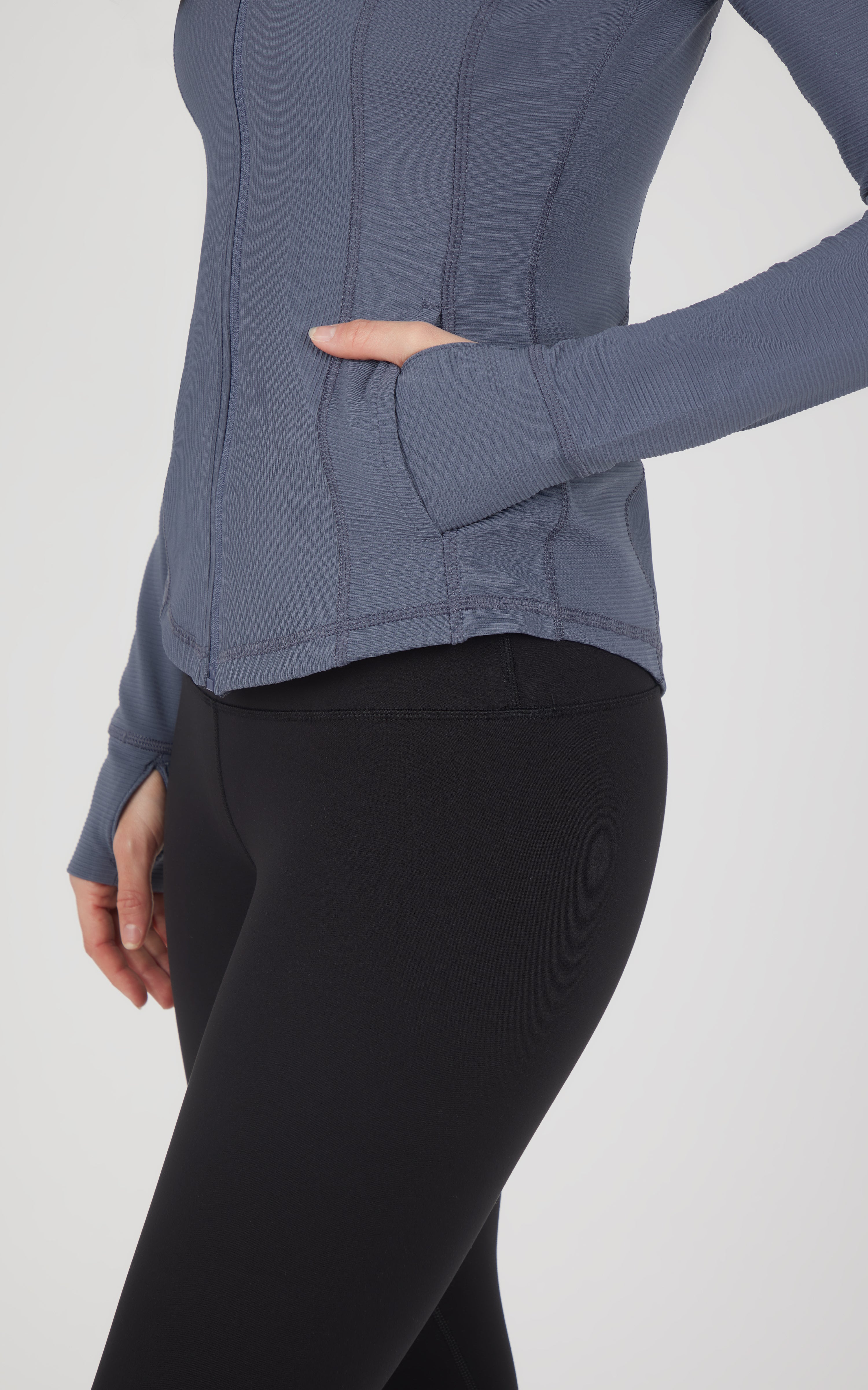 Interlink Ribbed Princess Seam Performance Jacket - Image 14