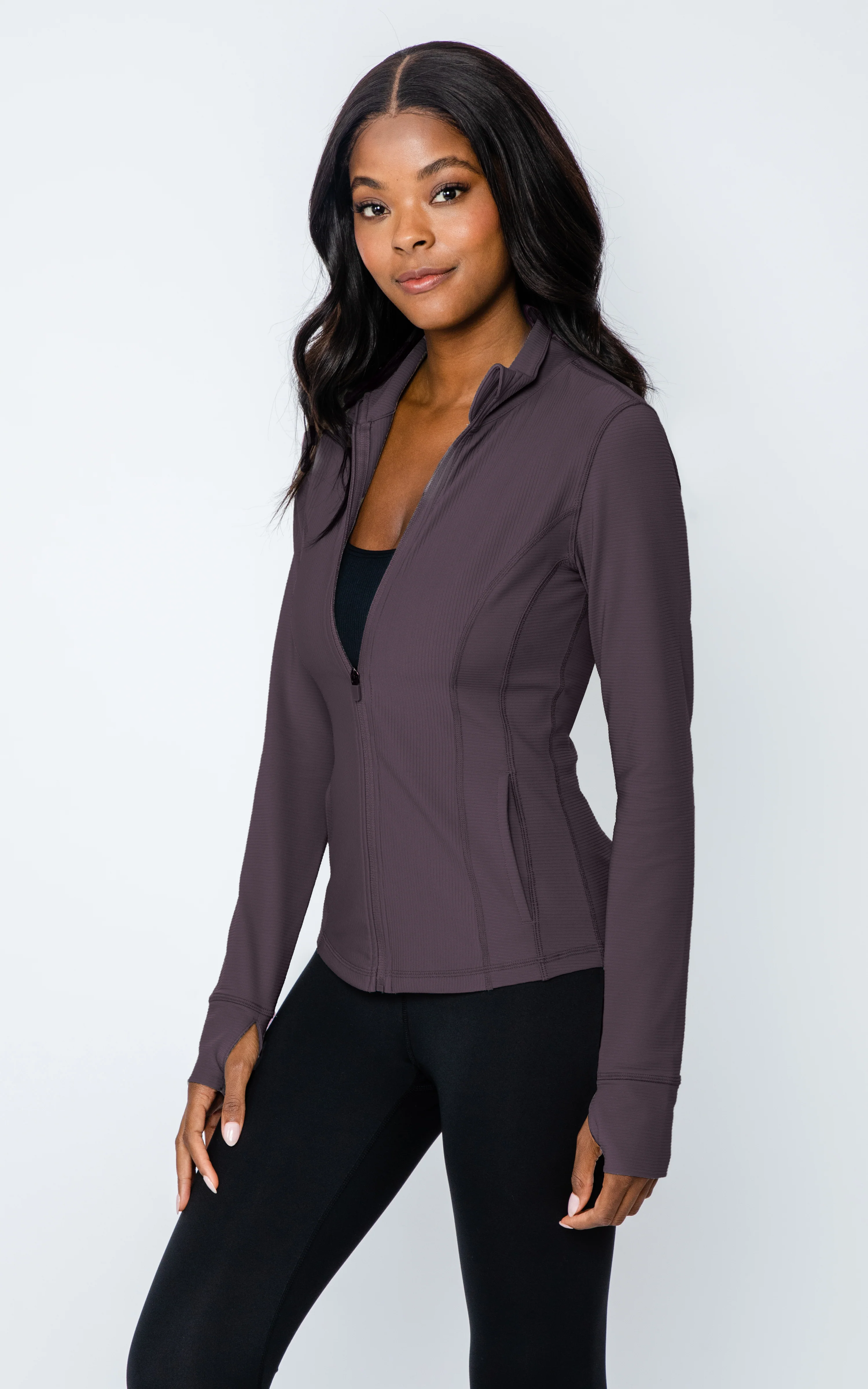 Interlink Ribbed Princess Seam Performance Jacket - Image 24