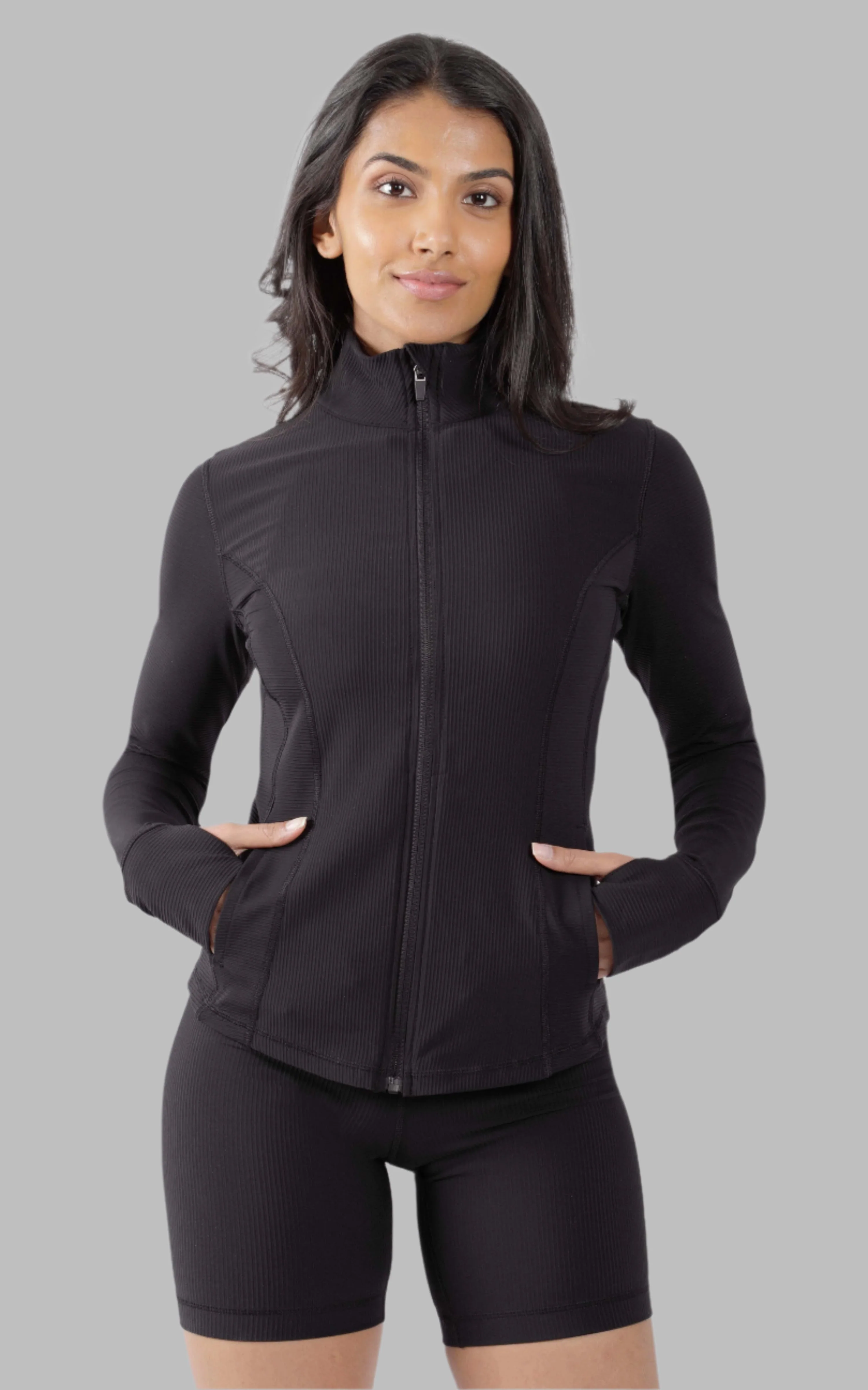 Interlink Ribbed Princess Seam Performance Jacket - Image 26