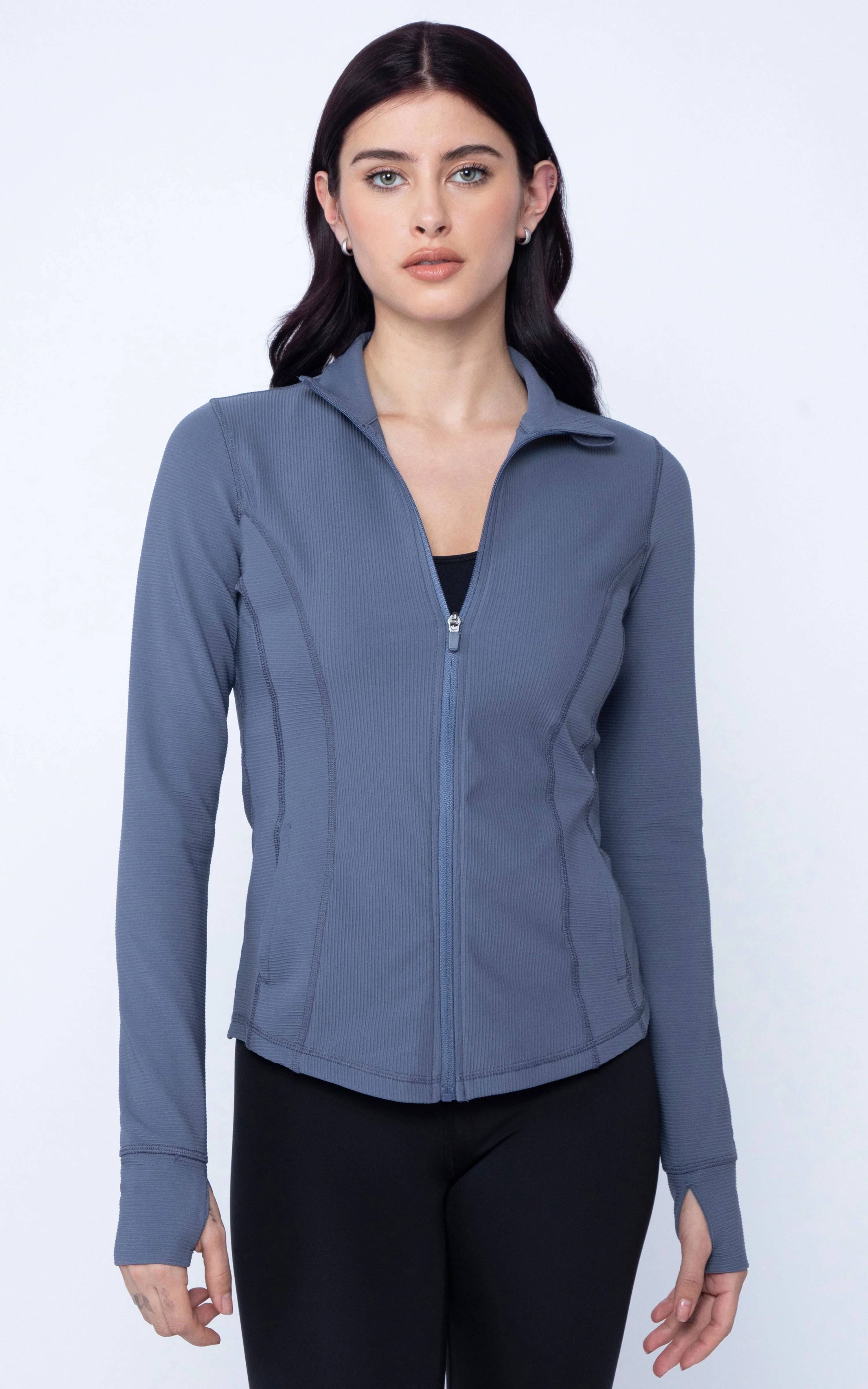 Interlink Ribbed Princess Seam Performance Jacket - Image 28