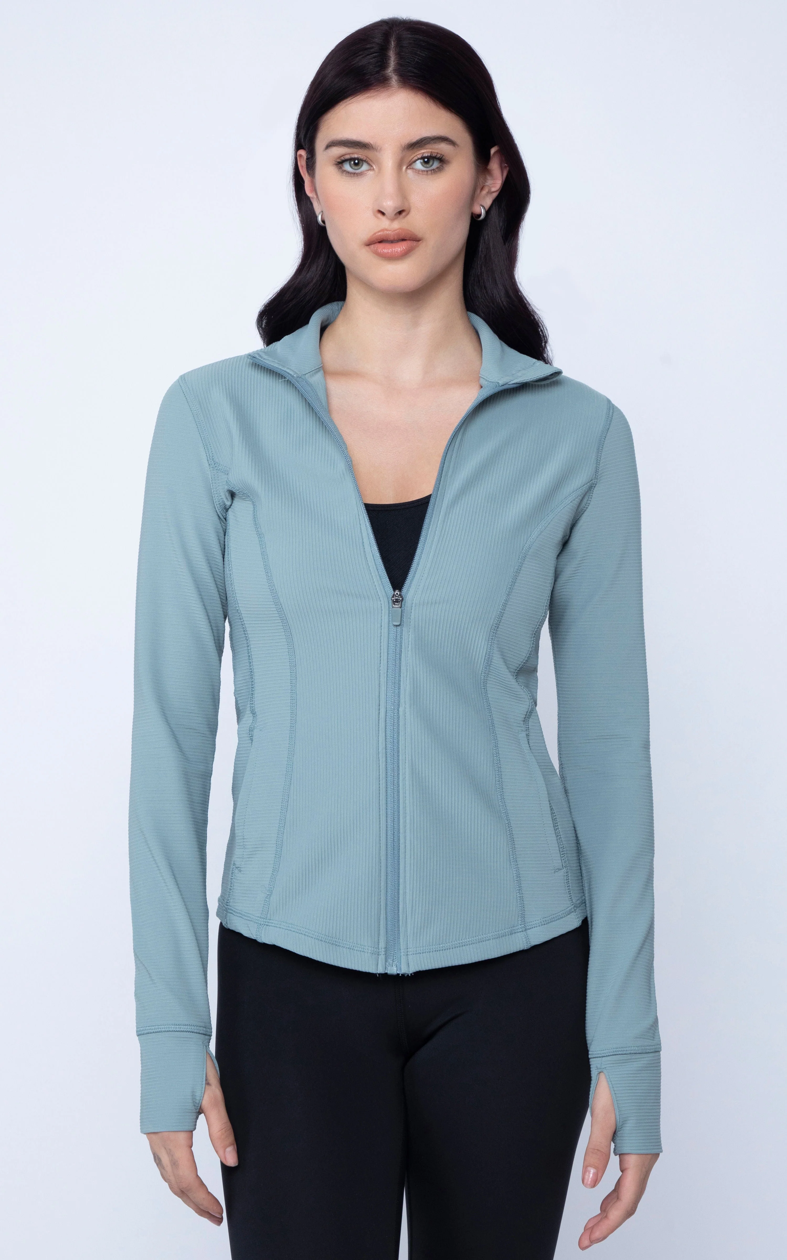 Interlink Ribbed Princess Seam Performance Jacket - Image 29