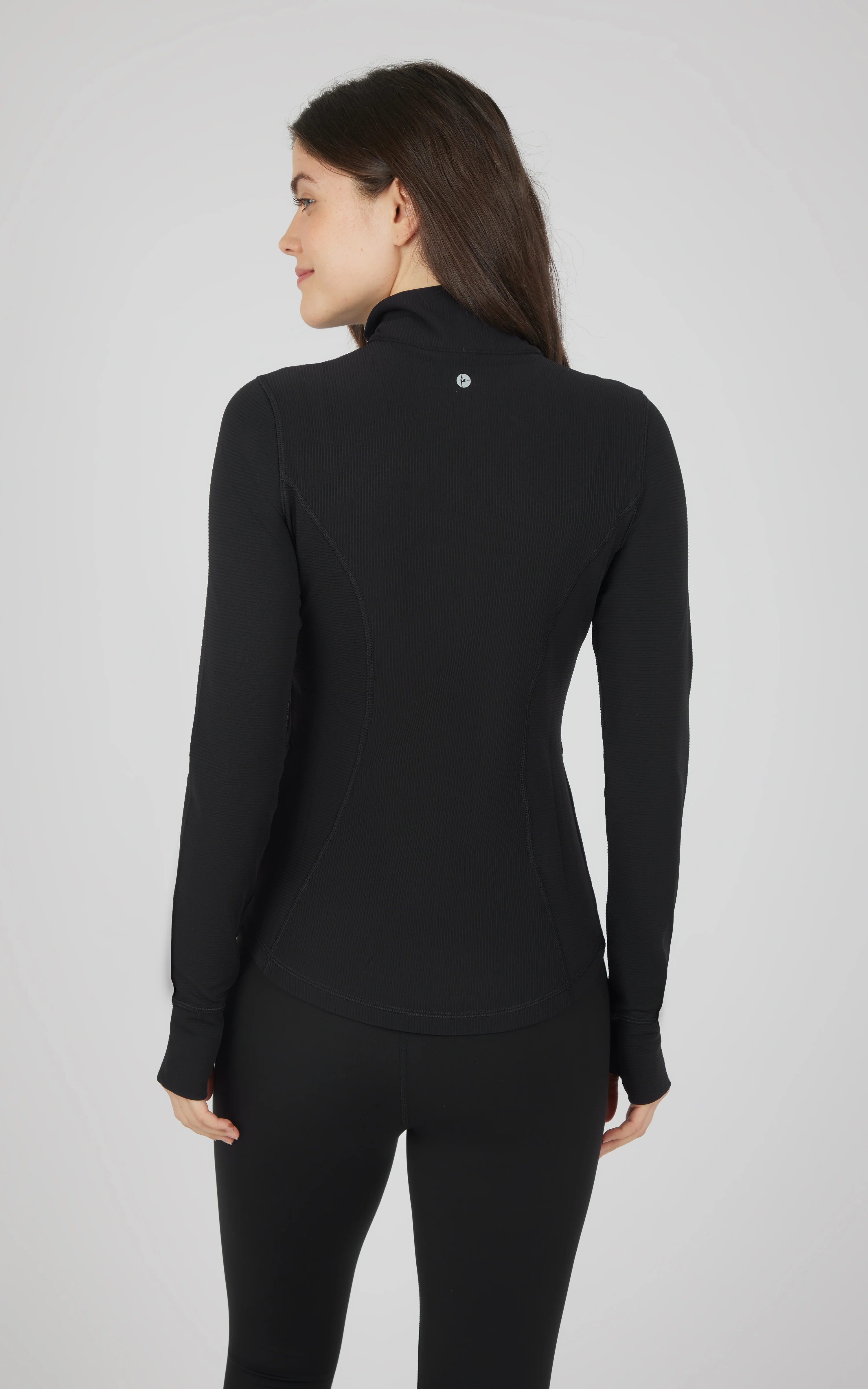 Interlink Ribbed Princess Seam Performance Jacket - Image 3