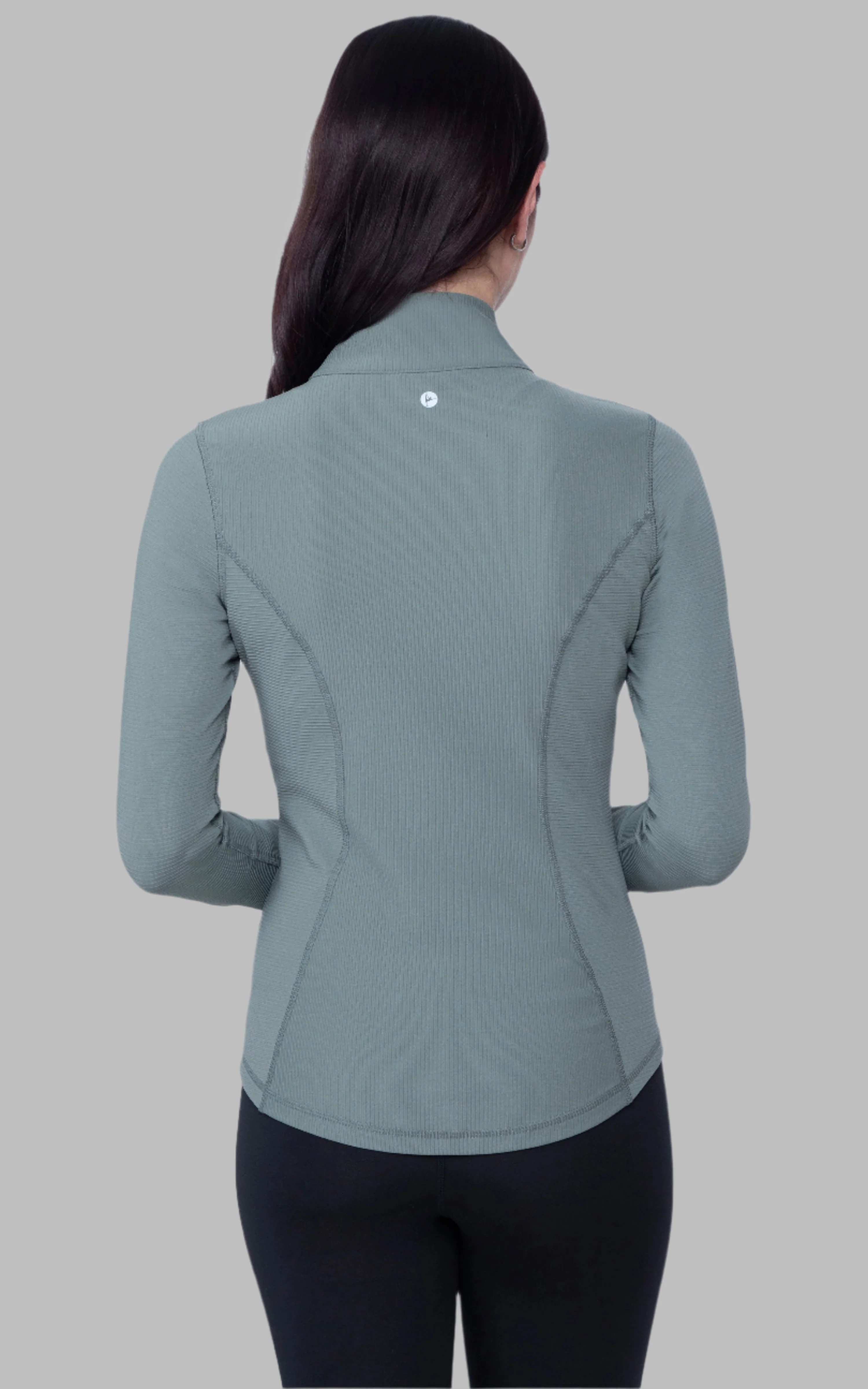 Interlink Ribbed Princess Seam Performance Jacket - Image 6