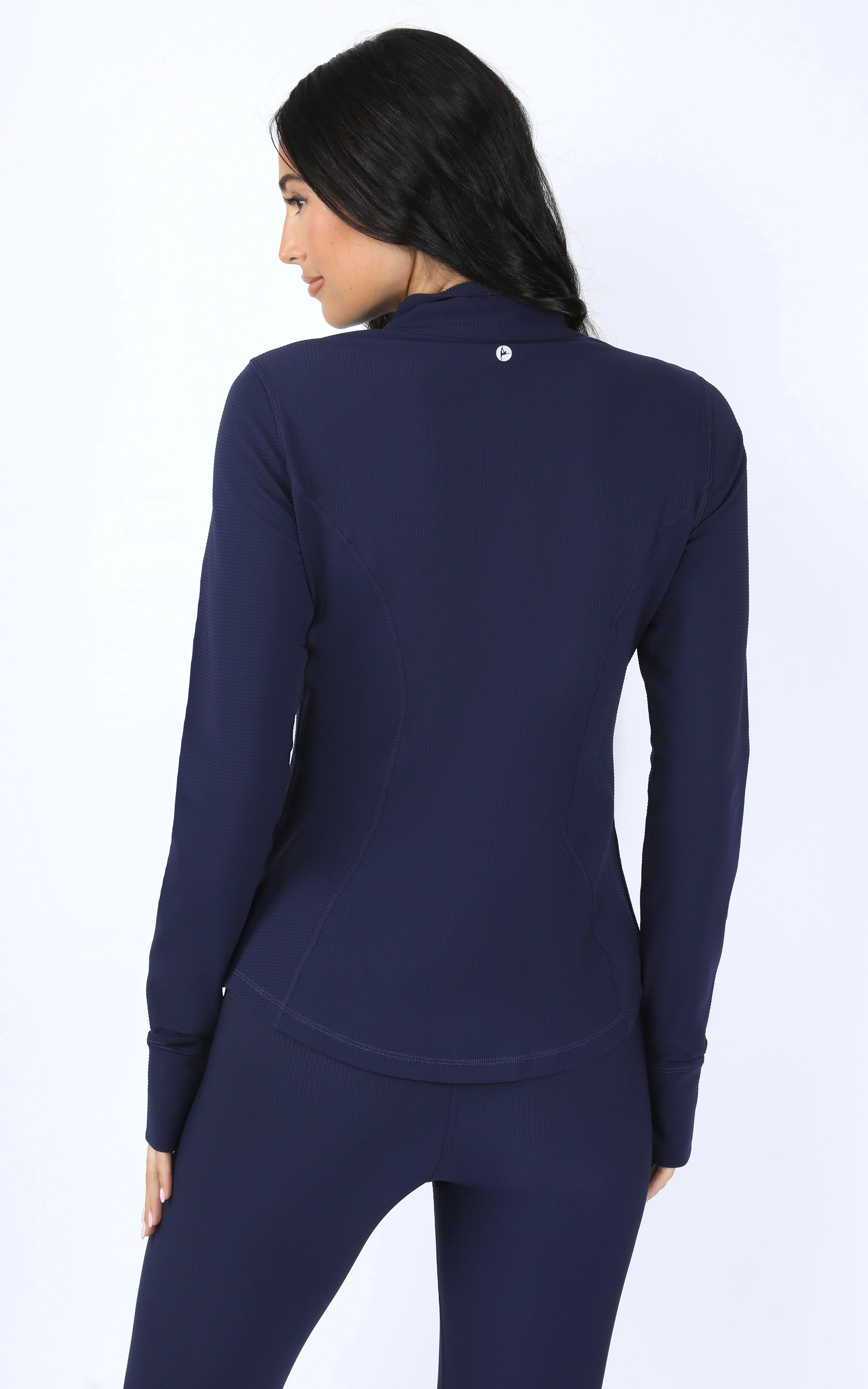 Interlink Ribbed Princess Seam Performance Jacket - Image 8