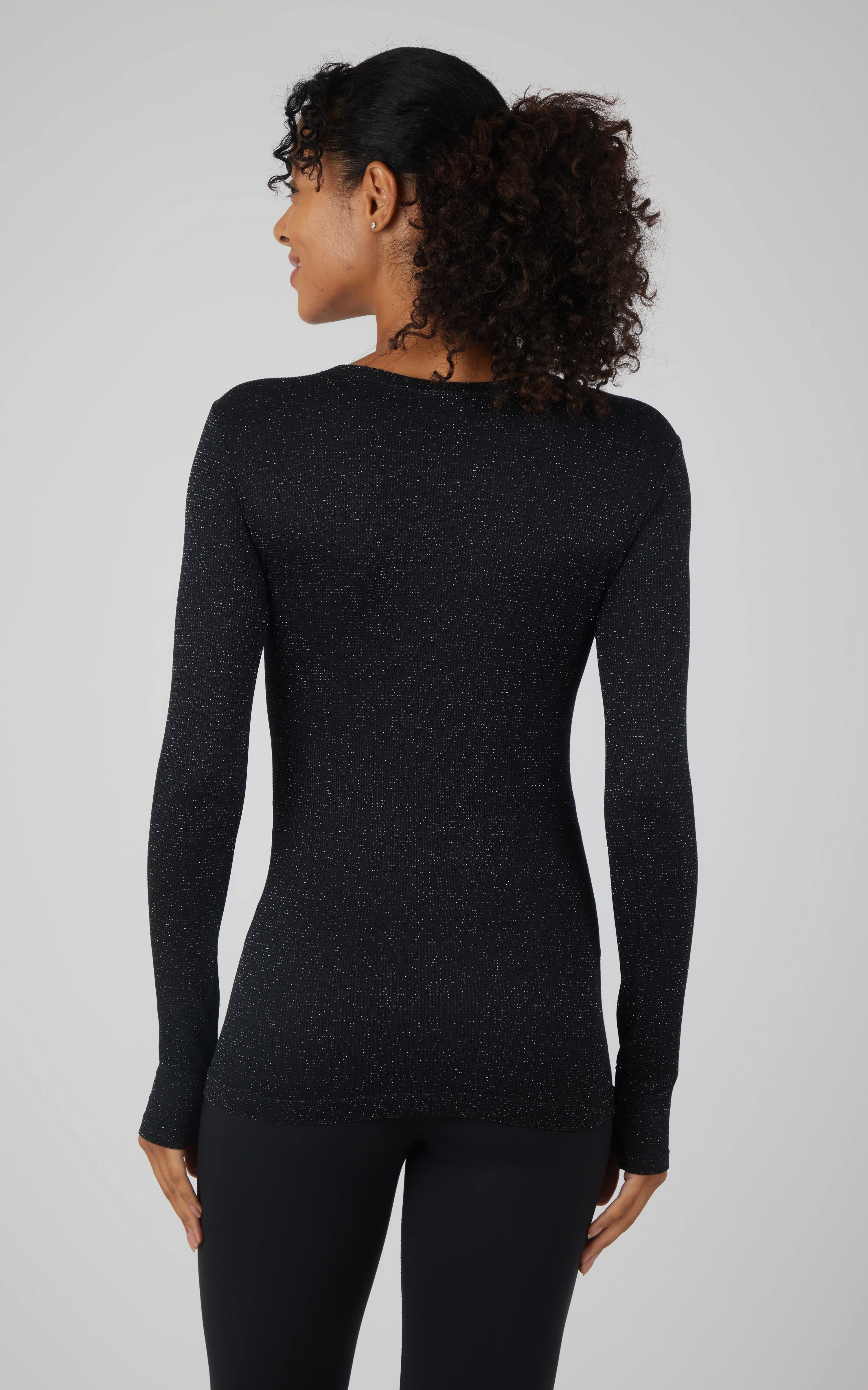 Lurex Seamless Long Sleeve Performance Shirt - Image 6