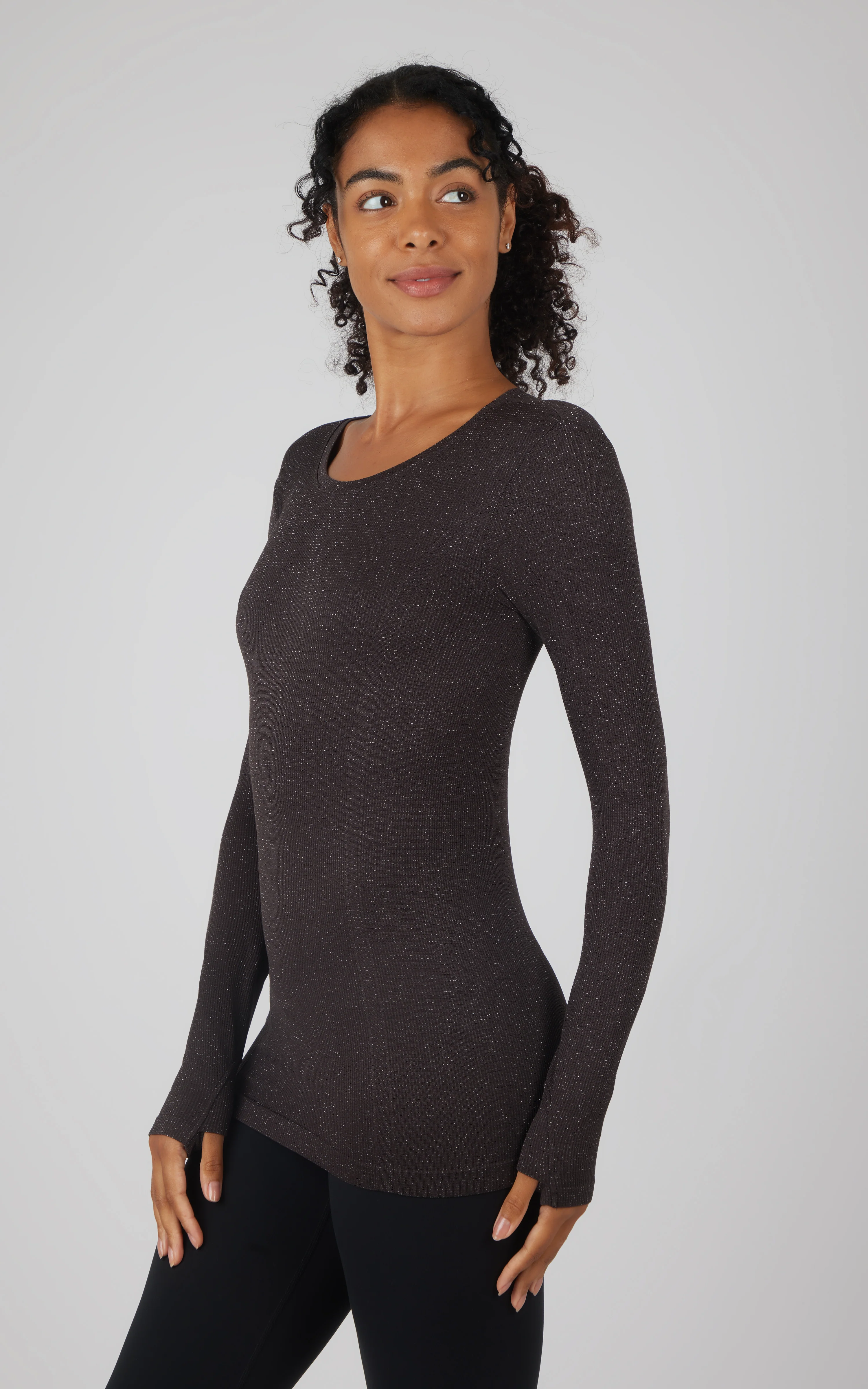 Lurex Seamless Long Sleeve Performance Shirt - Image 8