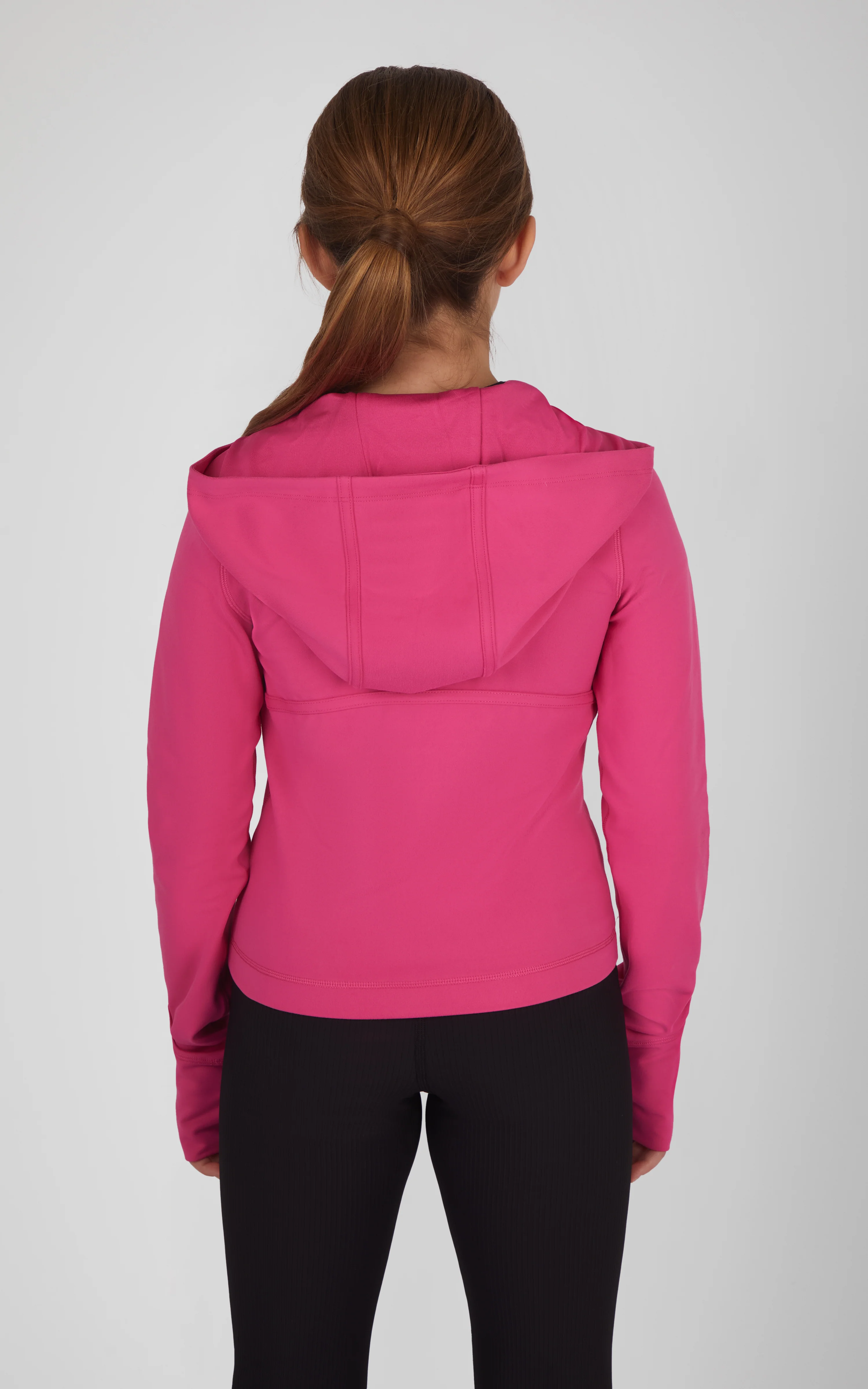 Girls Lux Full Zip Hooded Jacket - Image 4