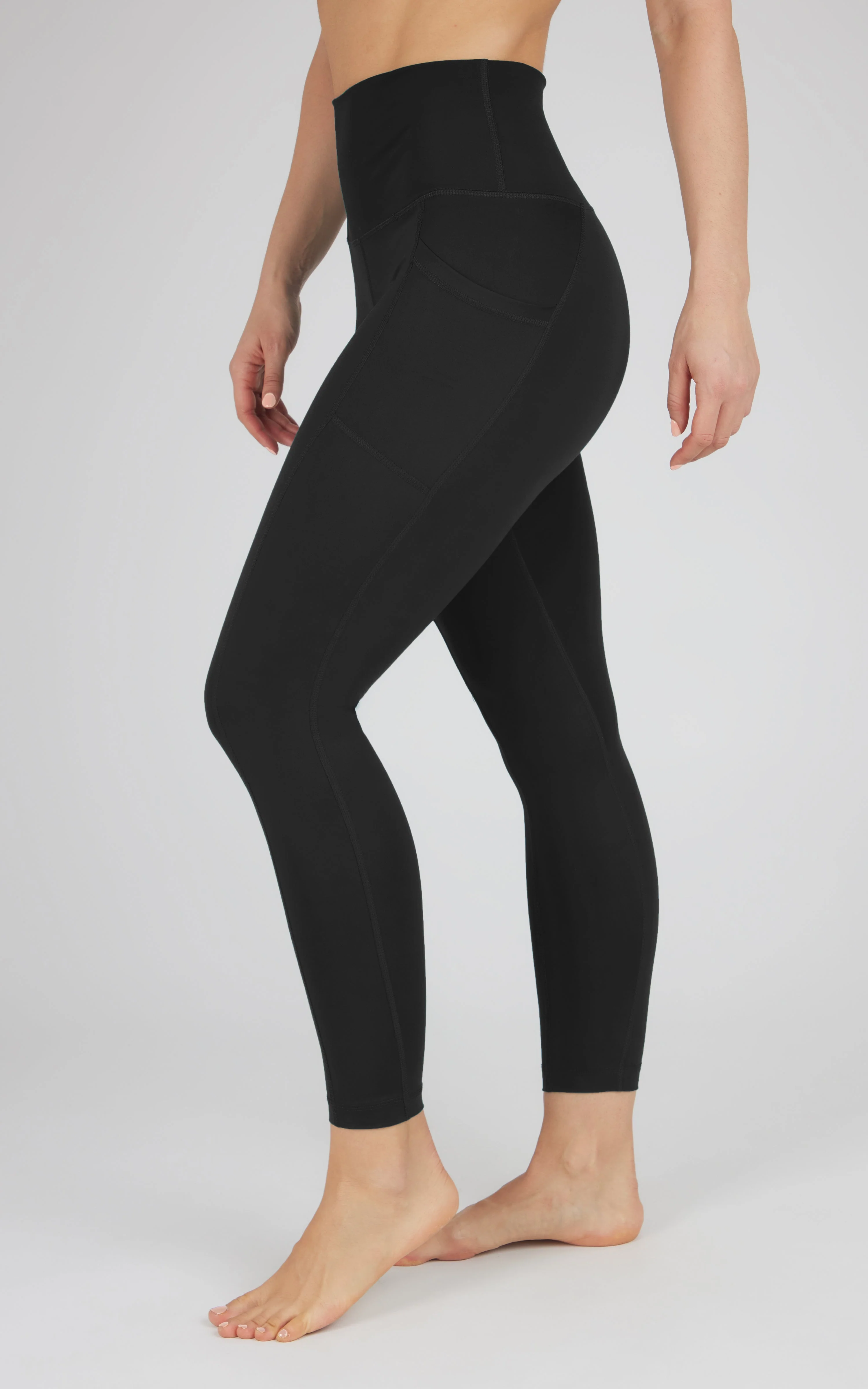 Lux Elastic Free High Waist Side Pocket 7/8 Ankle - Image 13