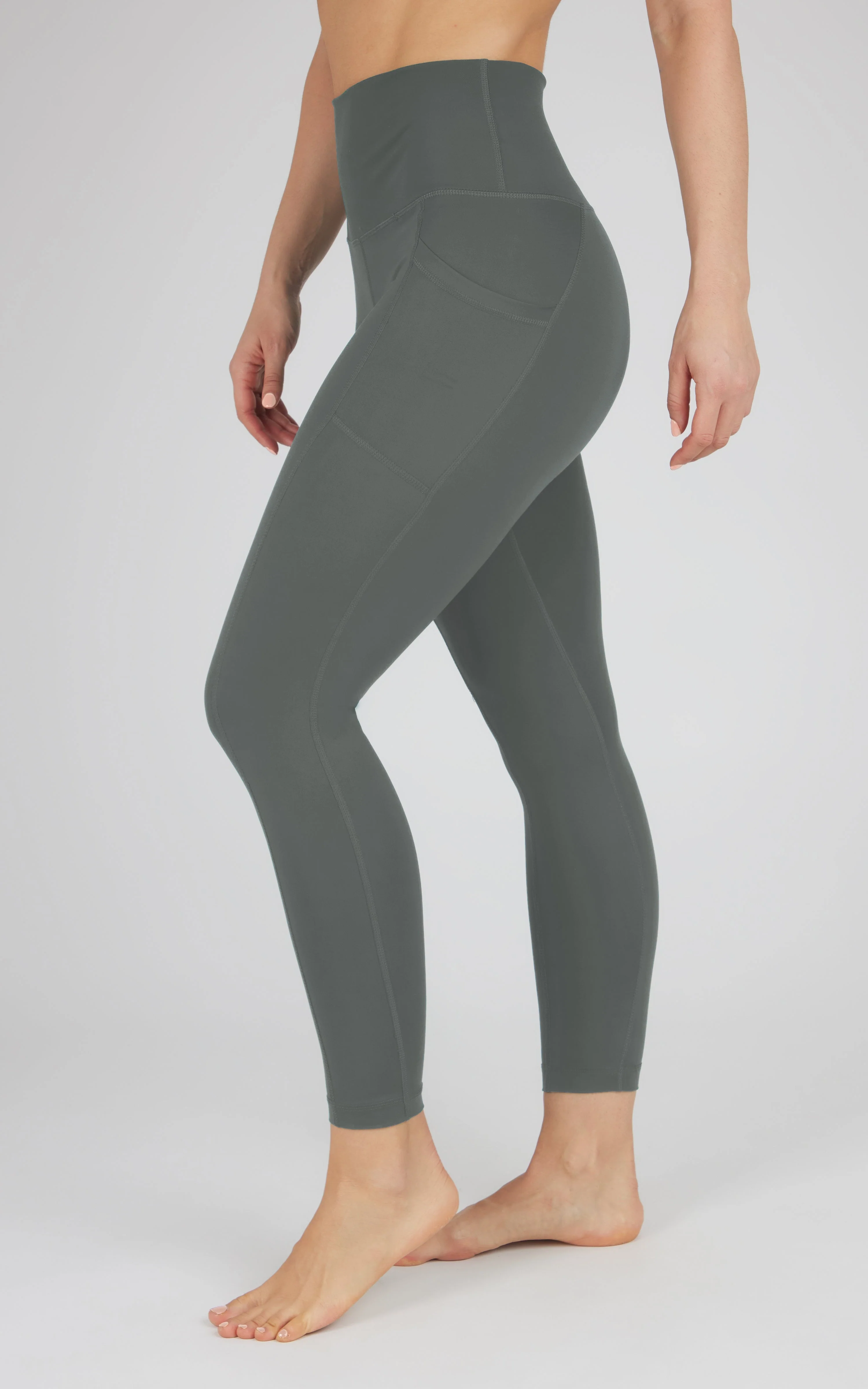 Lux Elastic Free High Waist Side Pocket 7/8 Ankle - Image 20