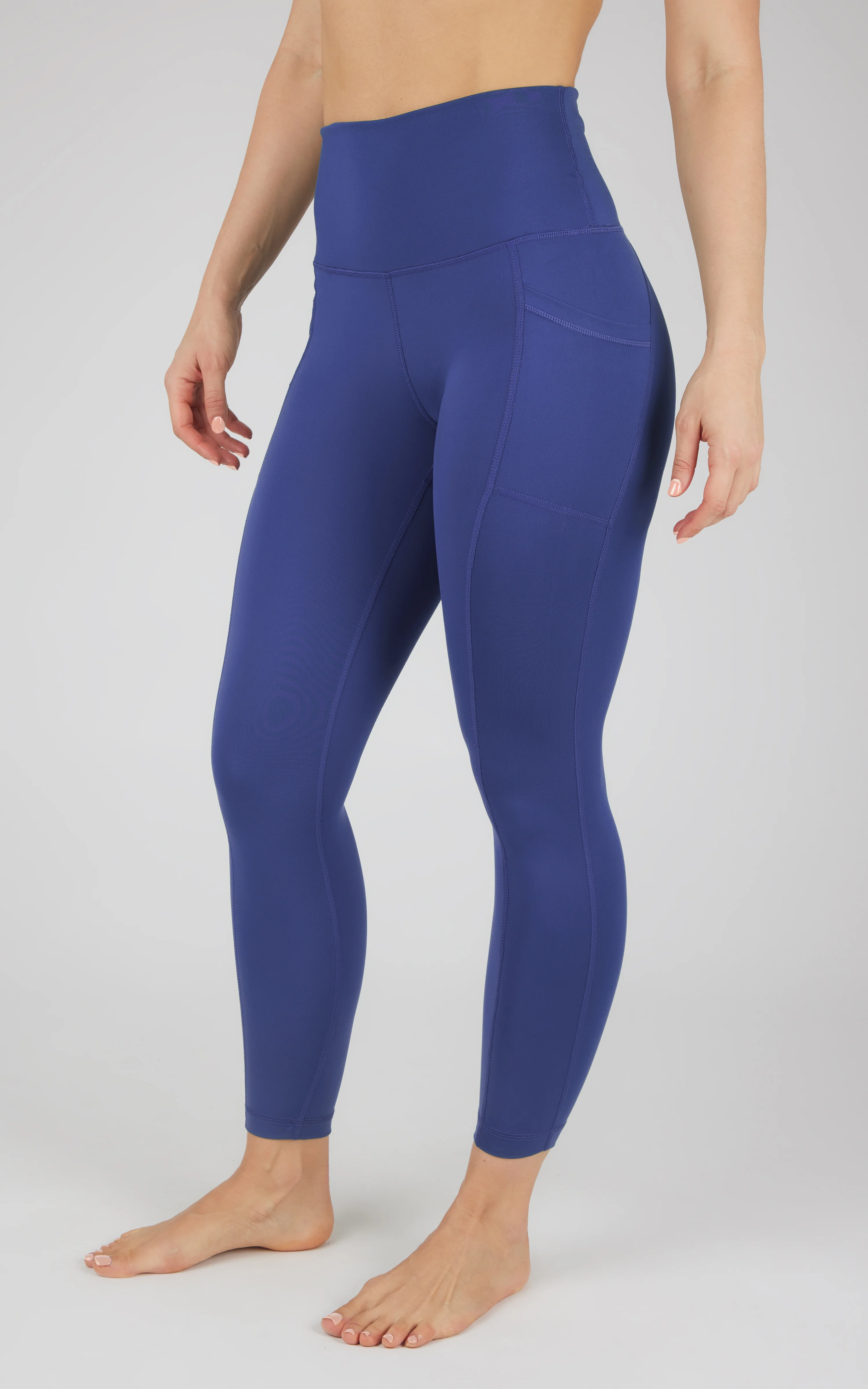 Lux Elastic Free High Waist Side Pocket 7/8 Ankle - Image 3