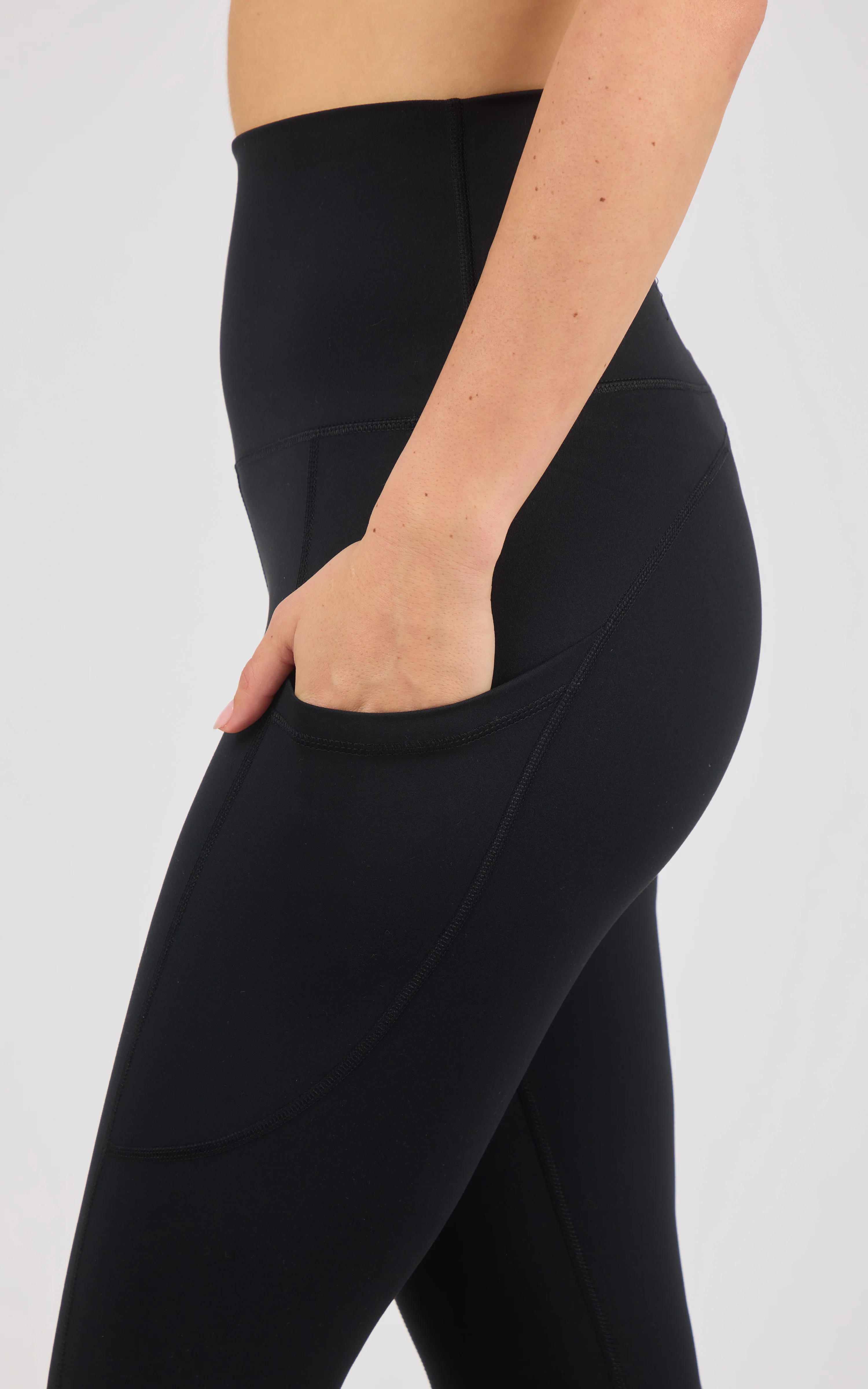 Lux Super High Waist Side Pocket Ankle Legging - Image 3