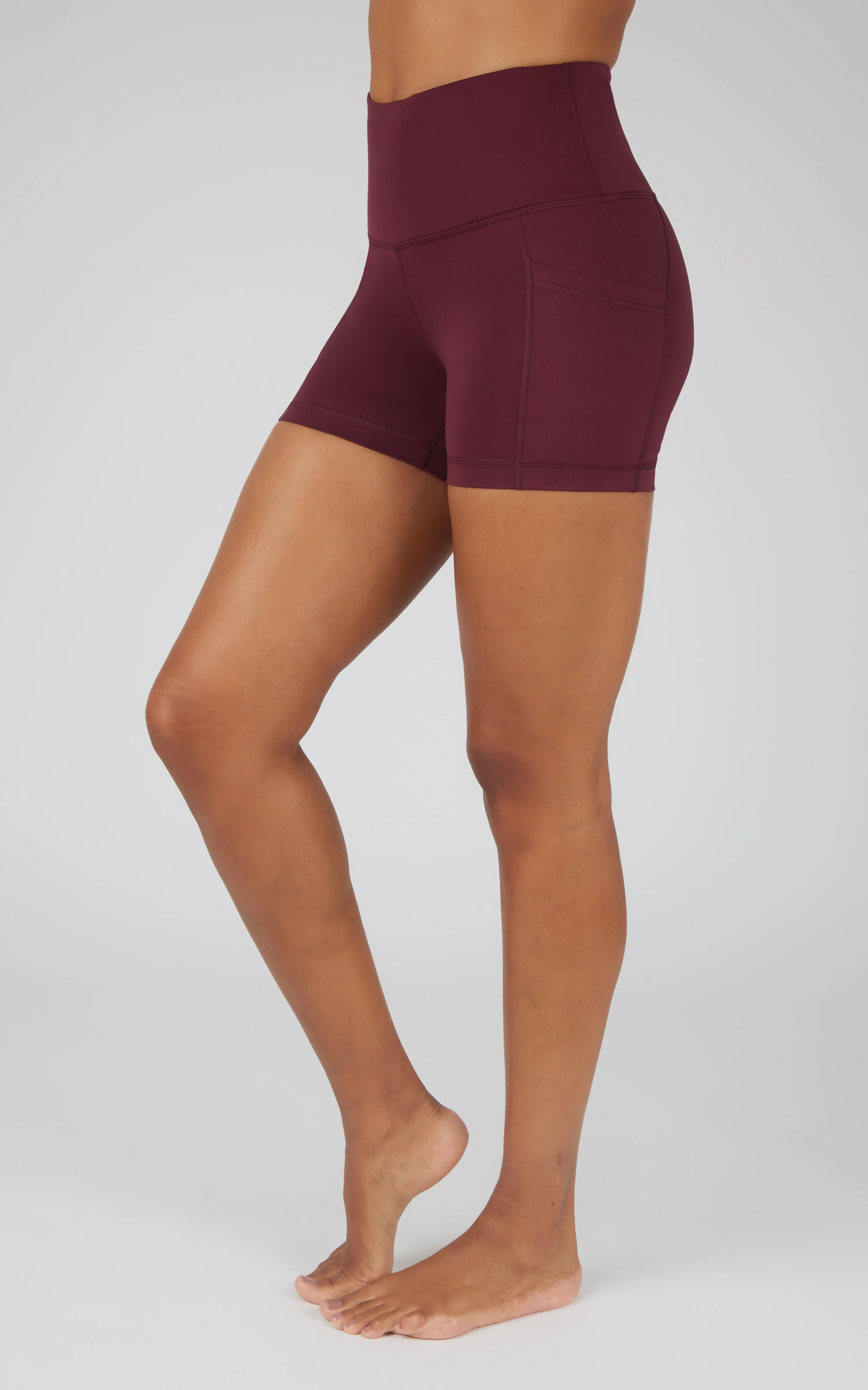 Lux Polygiene Tribeca High Waist 3 1/2" Short with Side Pockets - Image 13