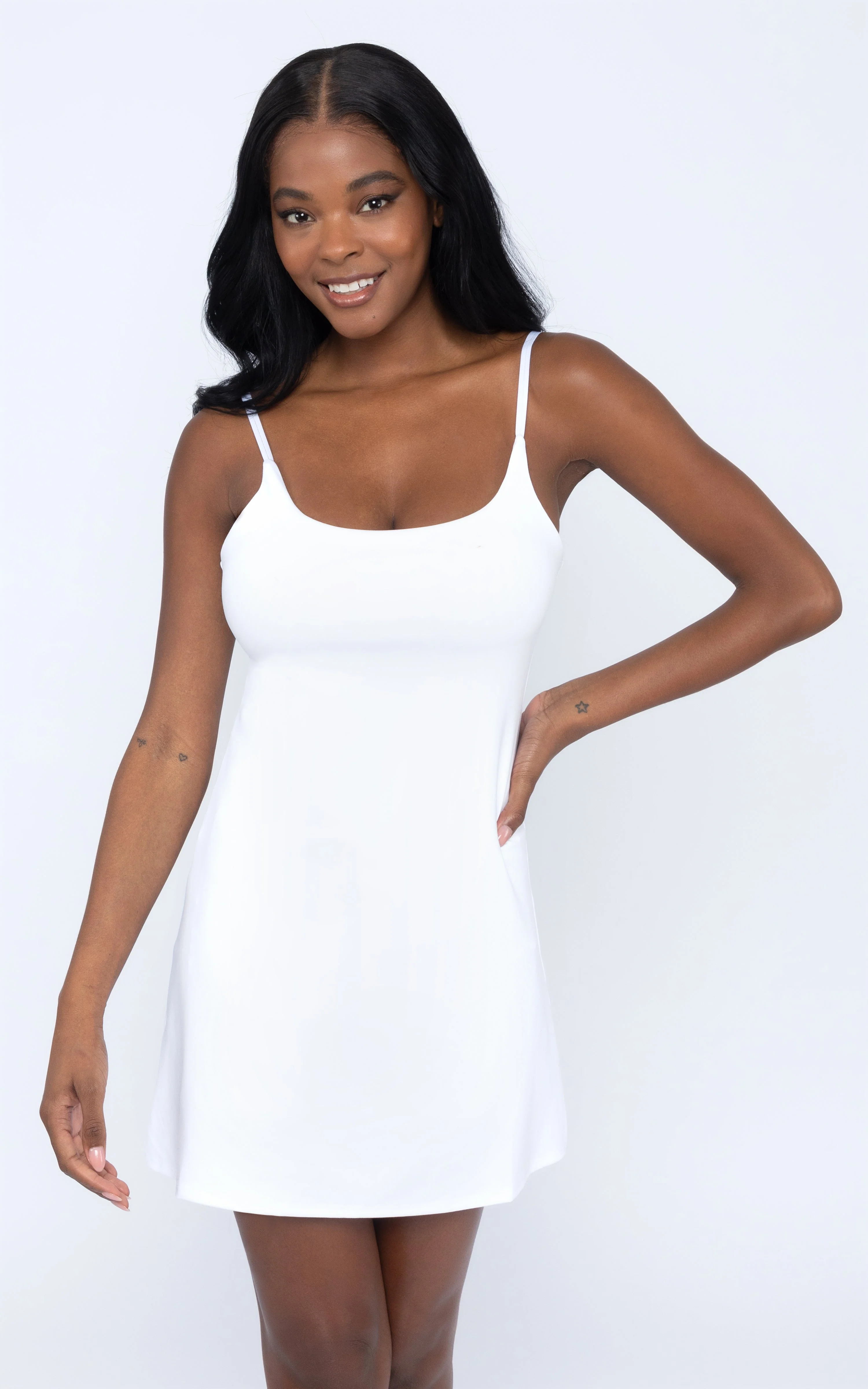 Lux Dress with Built-In Bra and Shorts - Image 7