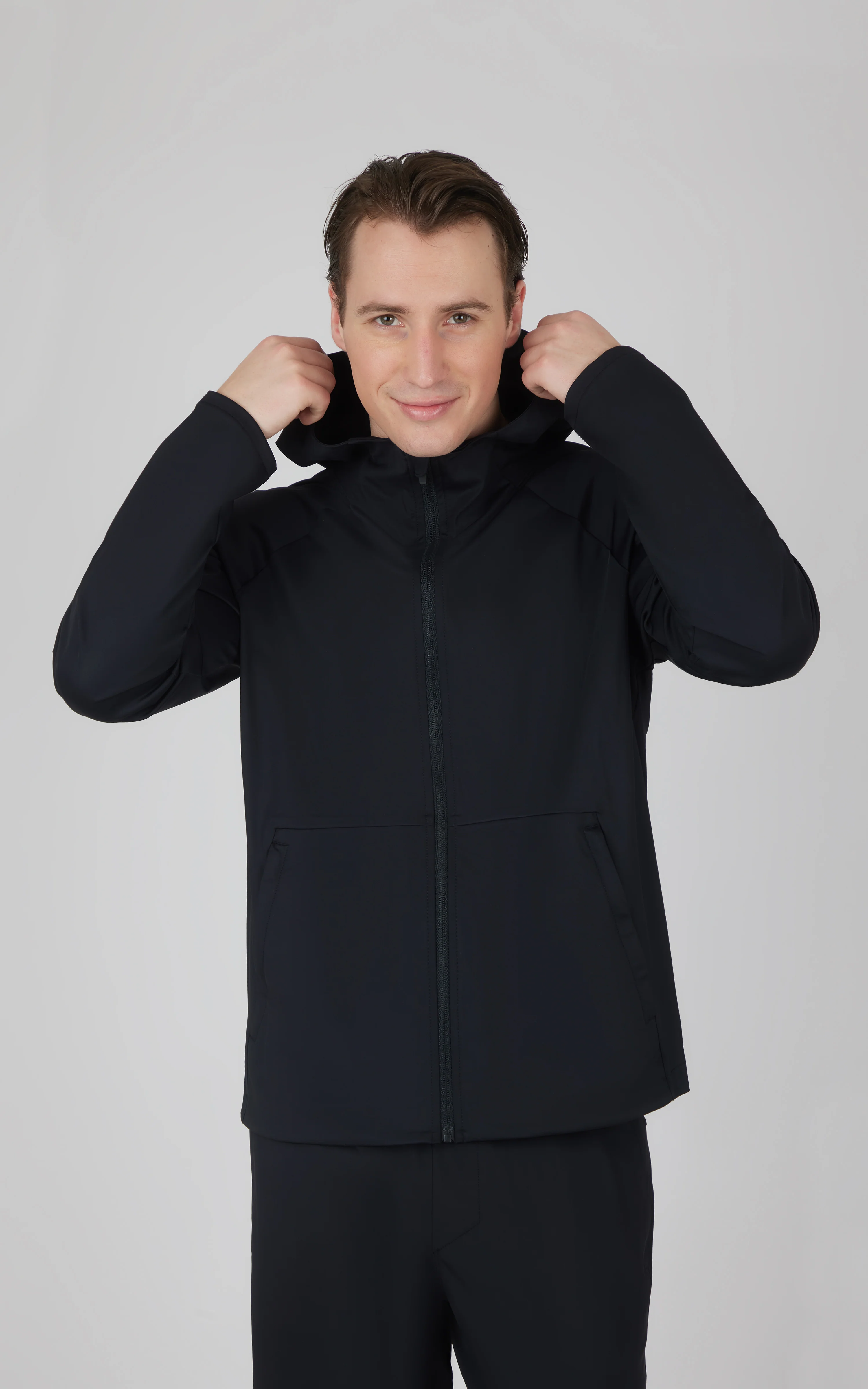 Men's Brushed Warp Full Zip Hoodie - Image 2