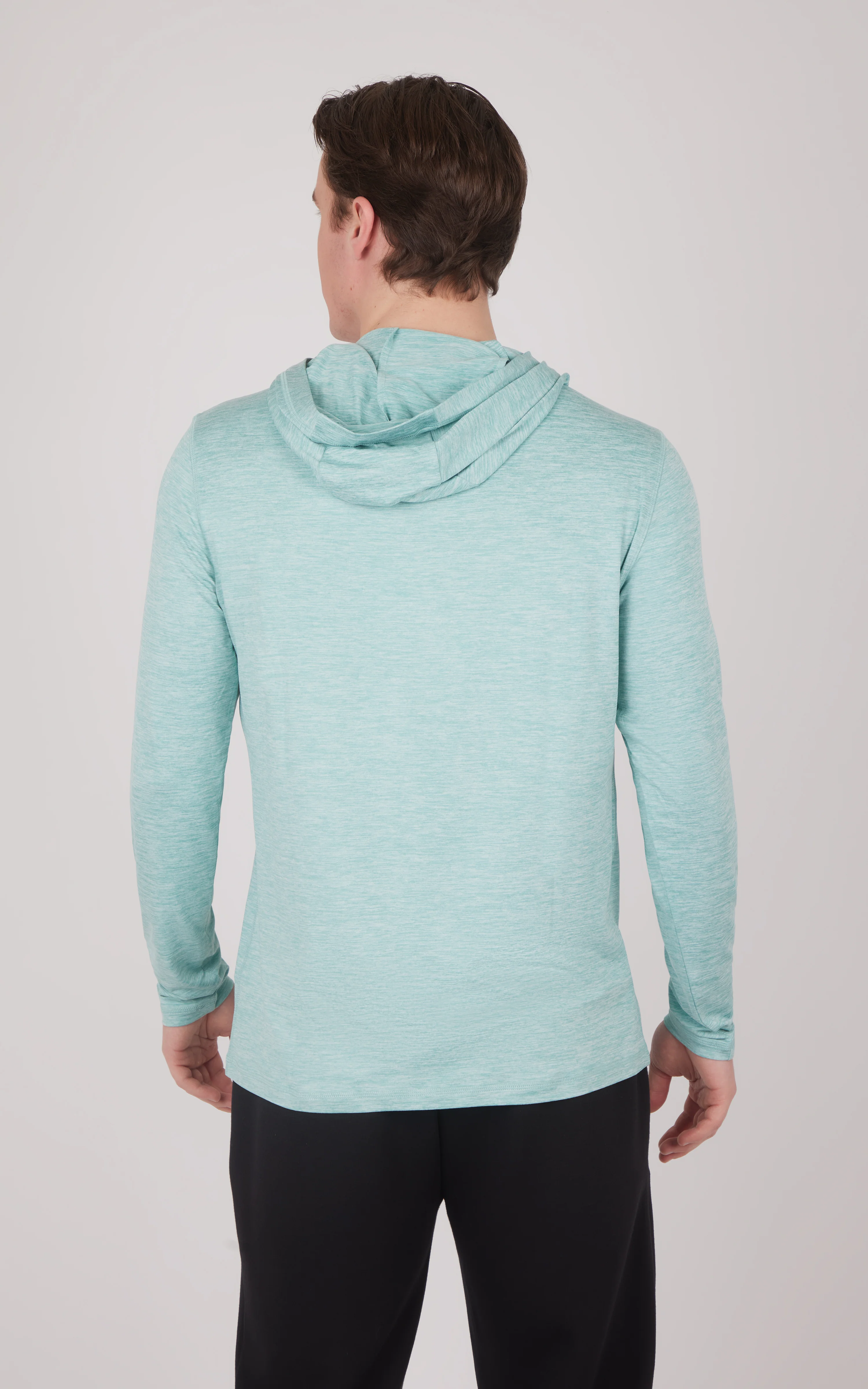 Men's Cationic Long Sleeve Hooded Shirt - Image 3