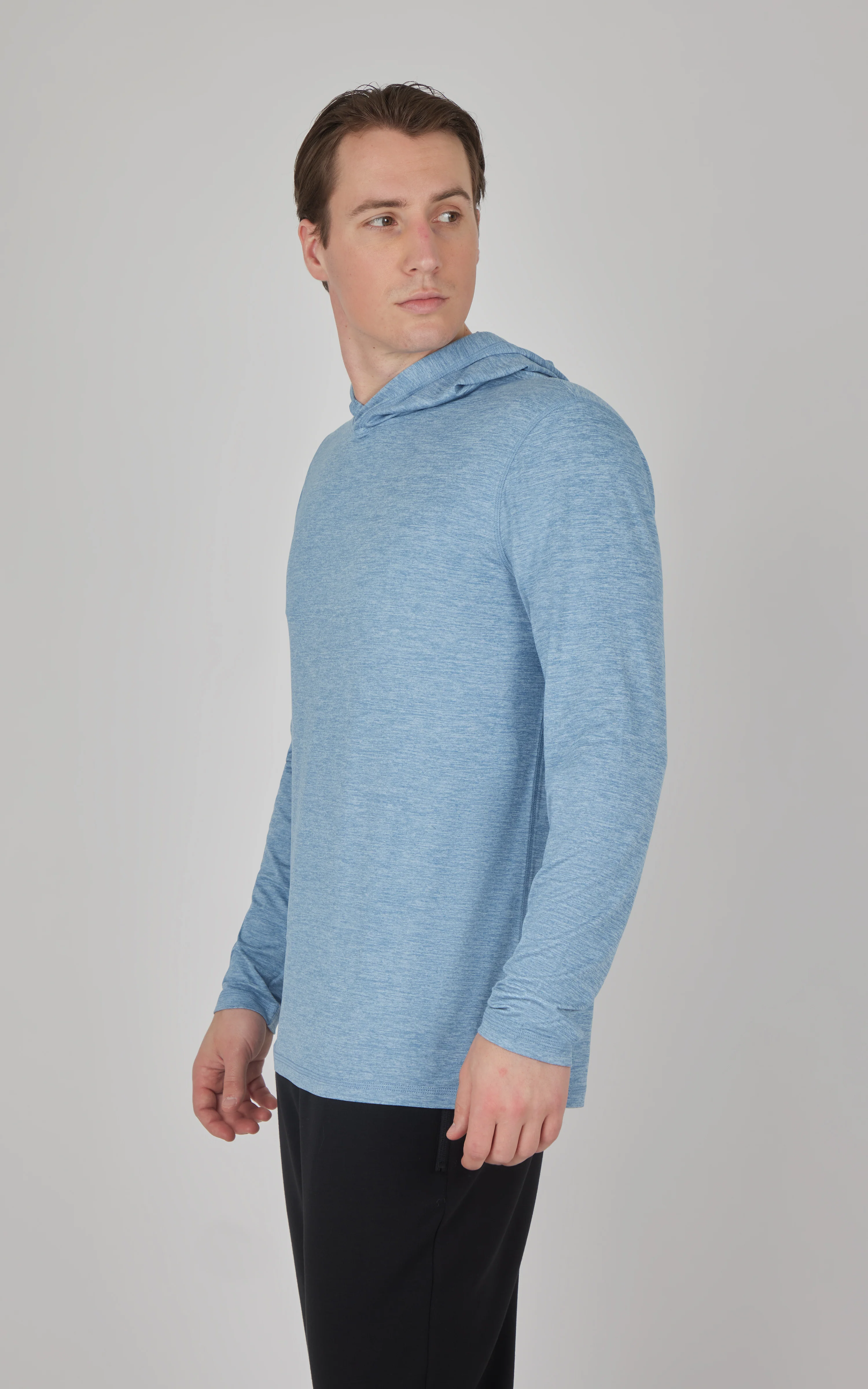 Men's Cationic Long Sleeve Hooded Shirt - Image 5