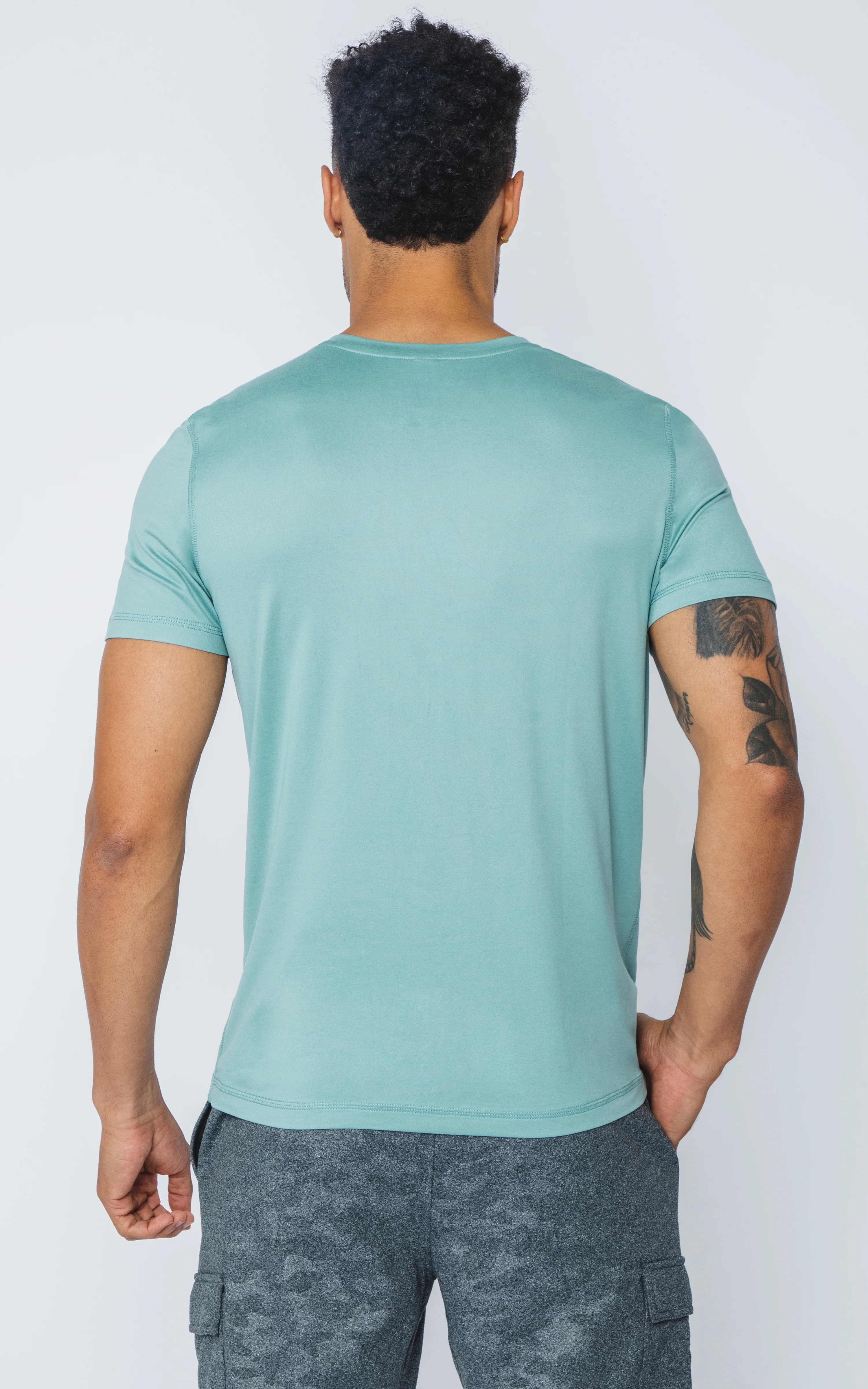 Men's V-Neck Short Sleeve Shirt - Image 7