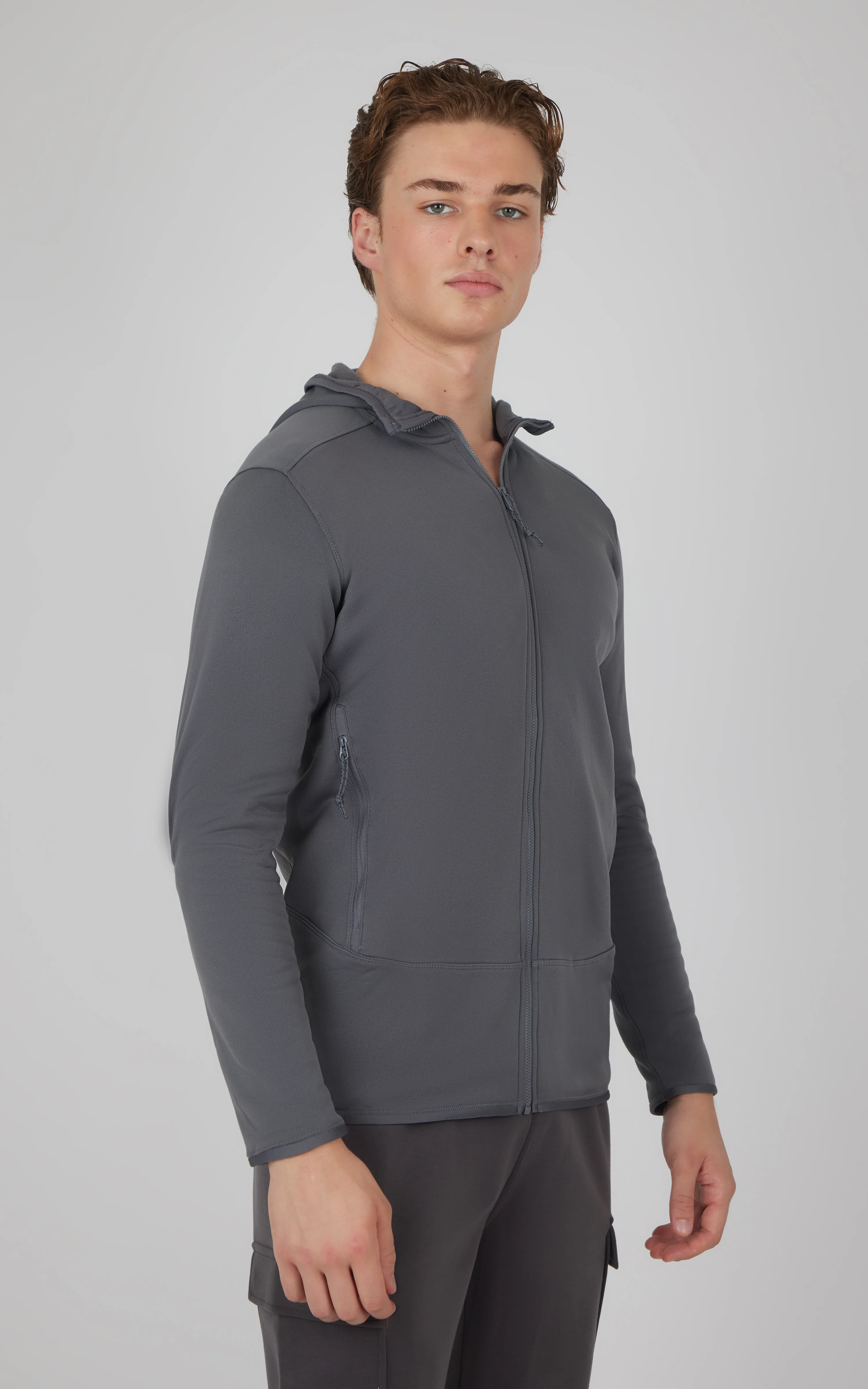 Men's Softlite Fleece Inside Hoodie Jacket - Image 10