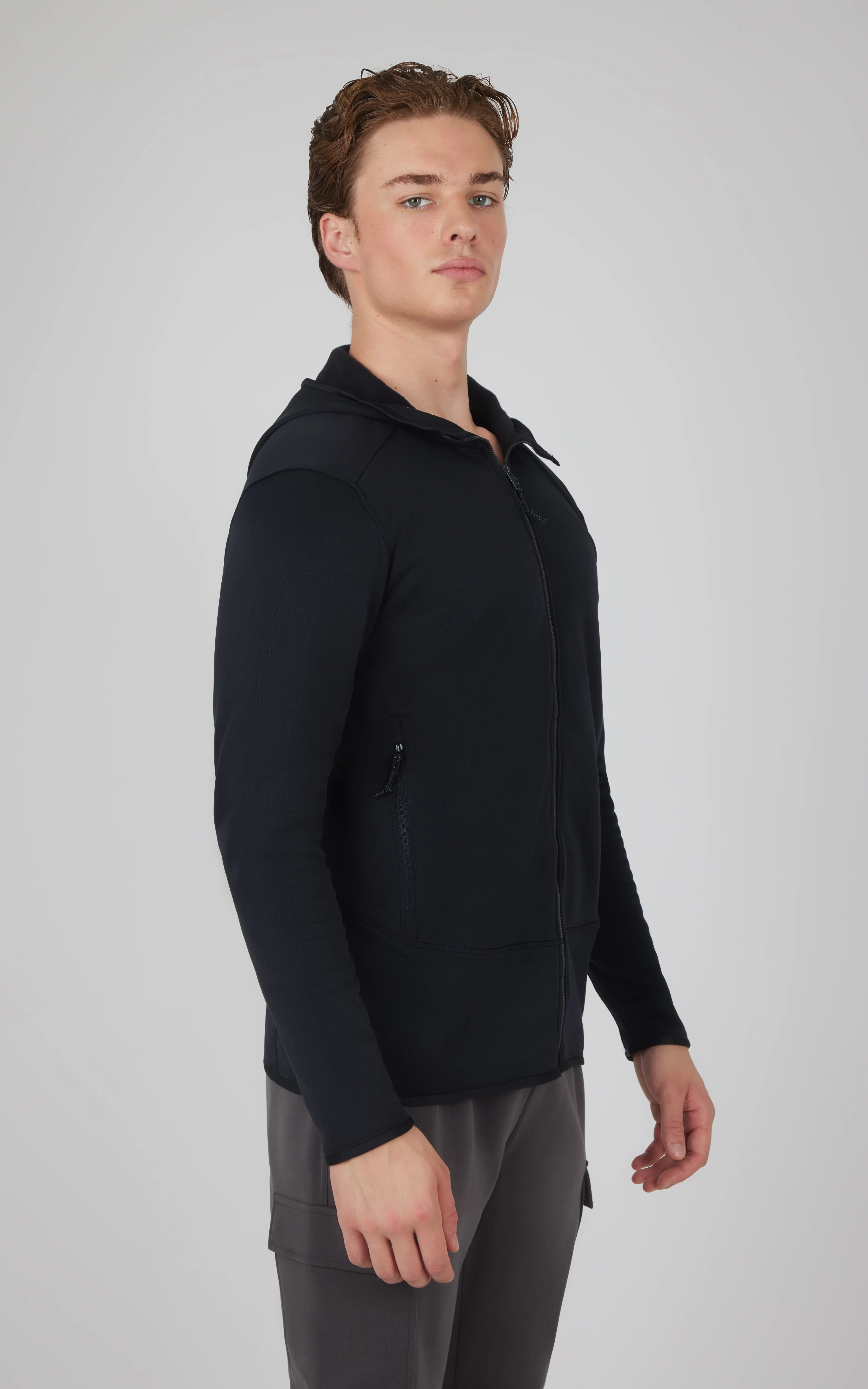 Men's Softlite Fleece Inside Hoodie Jacket - Image 3