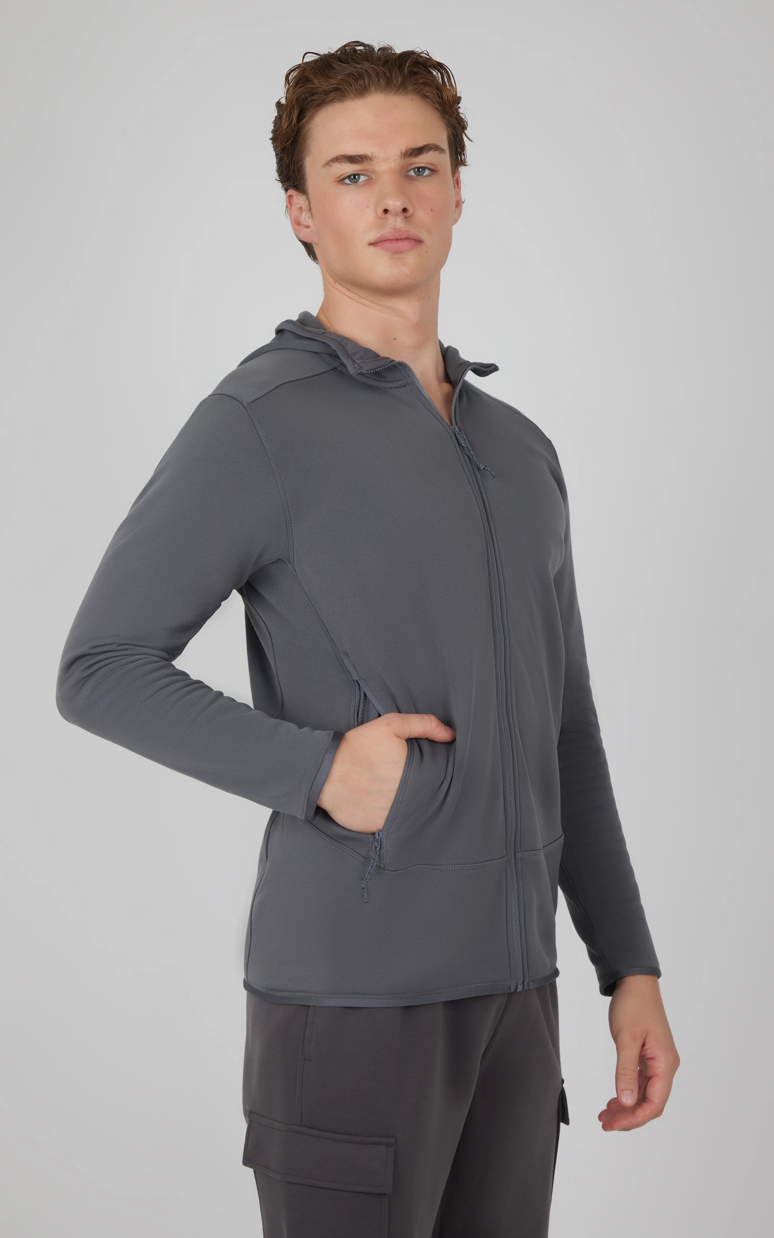 Men's Softlite Fleece Inside Hoodie Jacket - Image 9