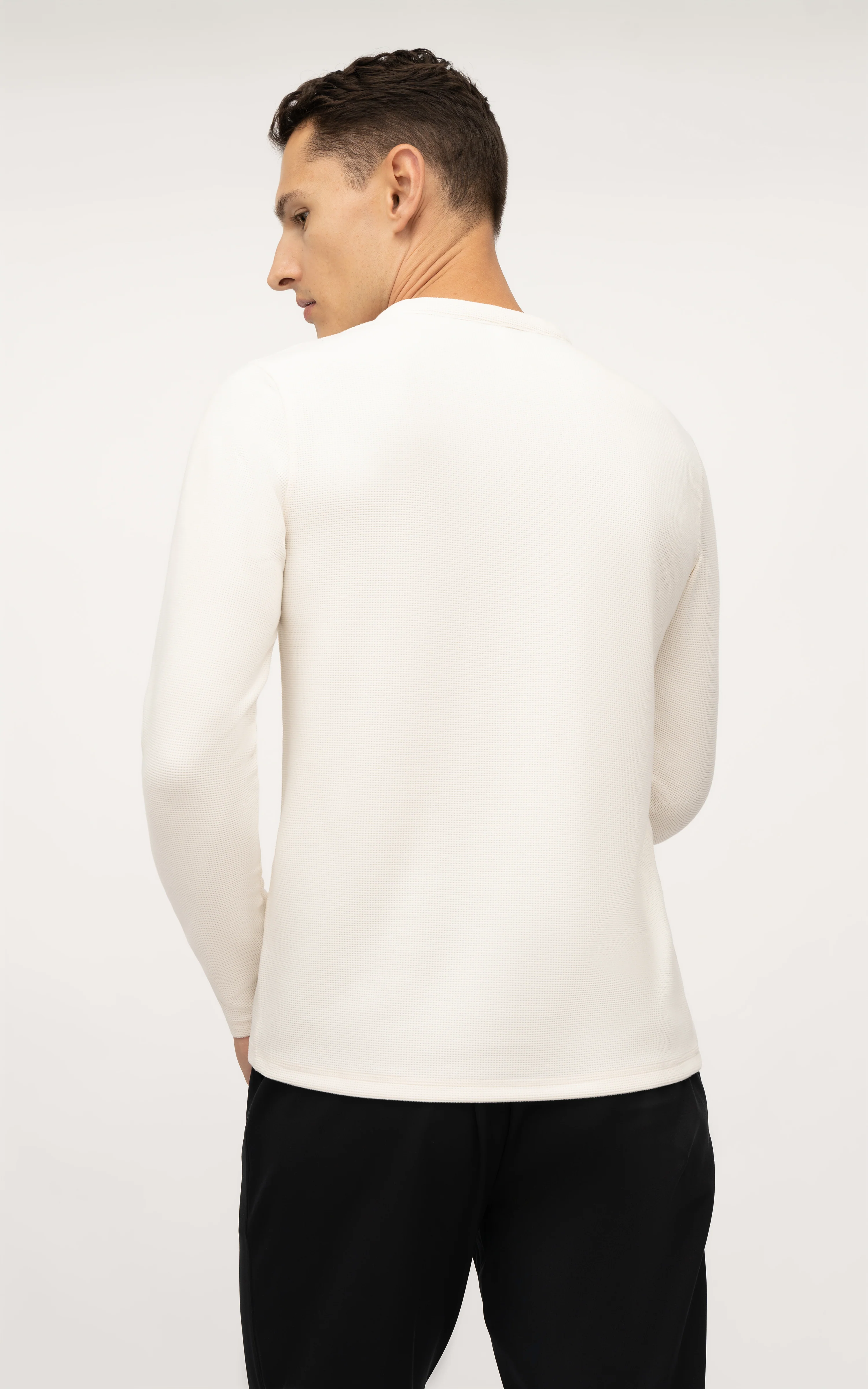 Men's Supreme Airtech Long Sleeve Henley Shirt - Image 3