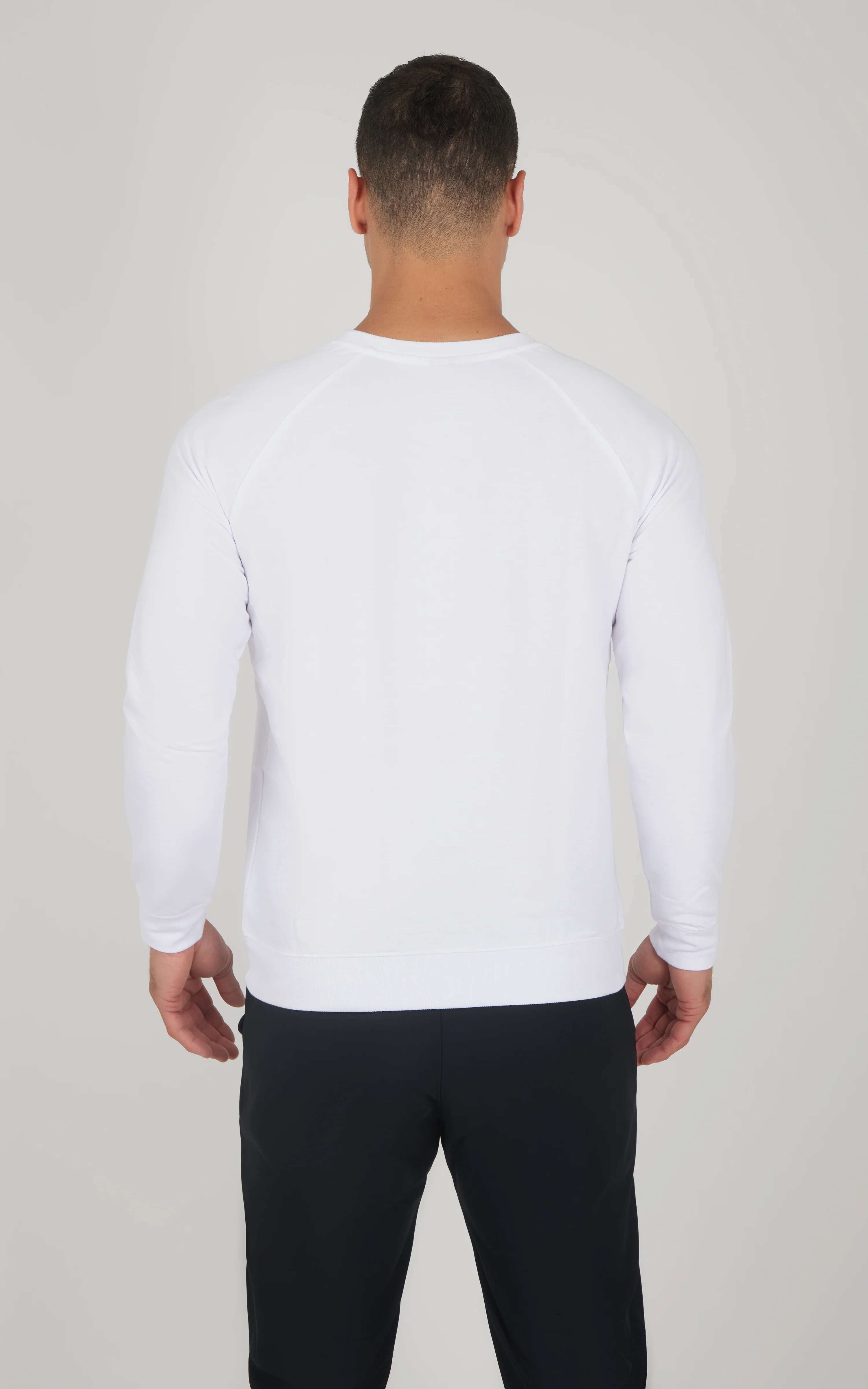 Men's Terry Brushed Long Sleeve Top - Image 4