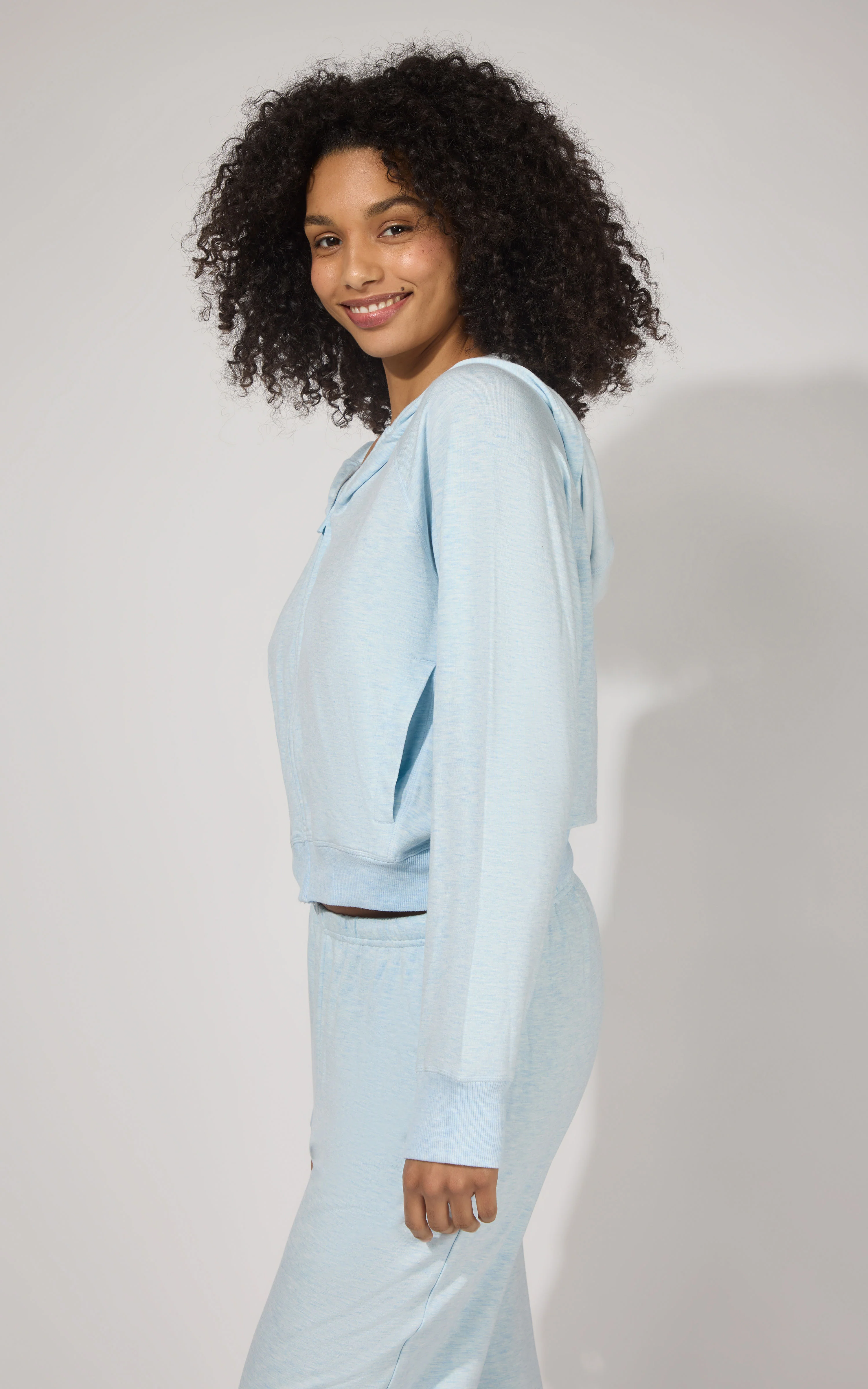 Modal Terry Full Zip Hoodie - Image 3