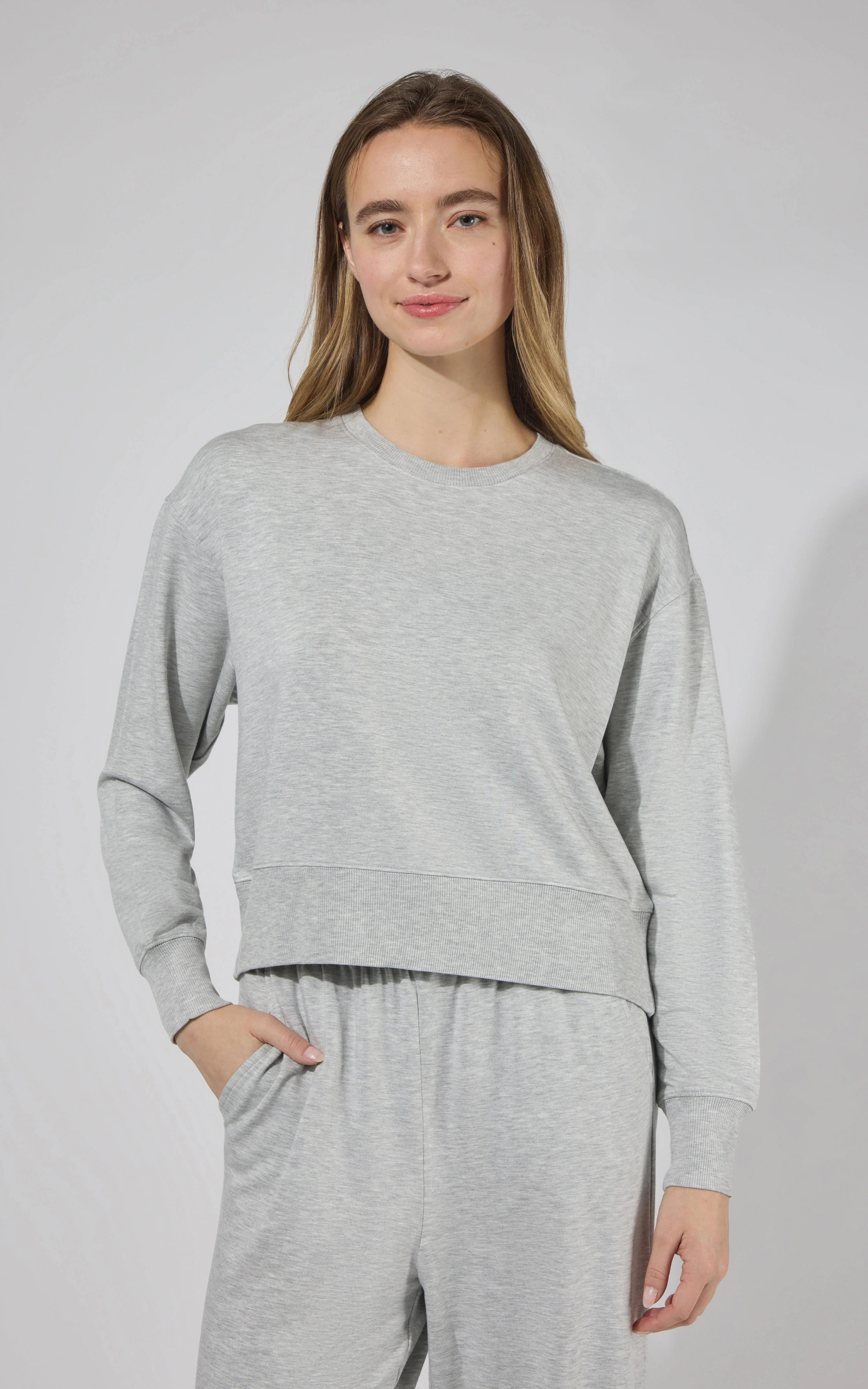 Modal Terry Crew Long Sleeve - Image 9