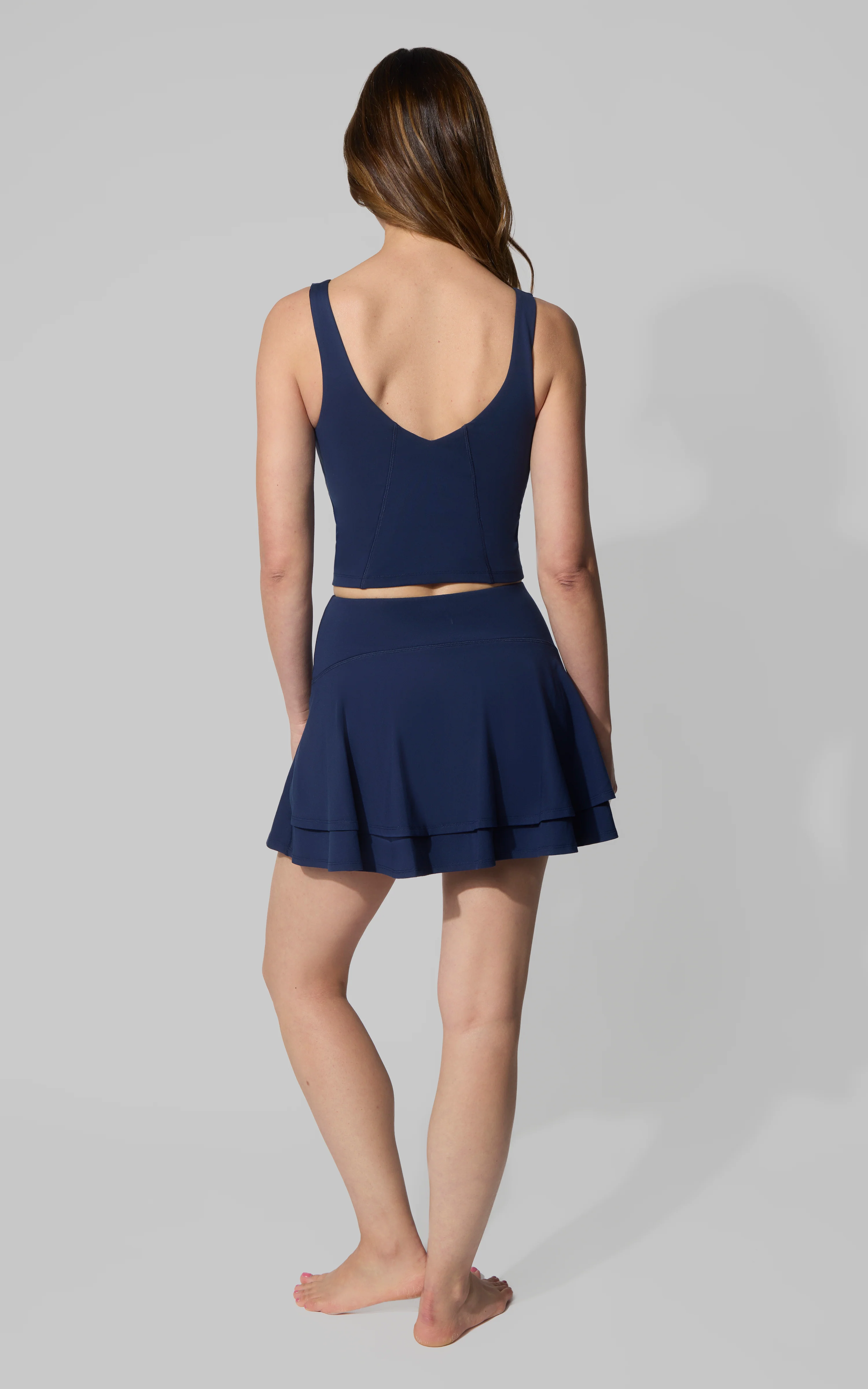 Nude Tech Double Layer Skort Set - Image 15