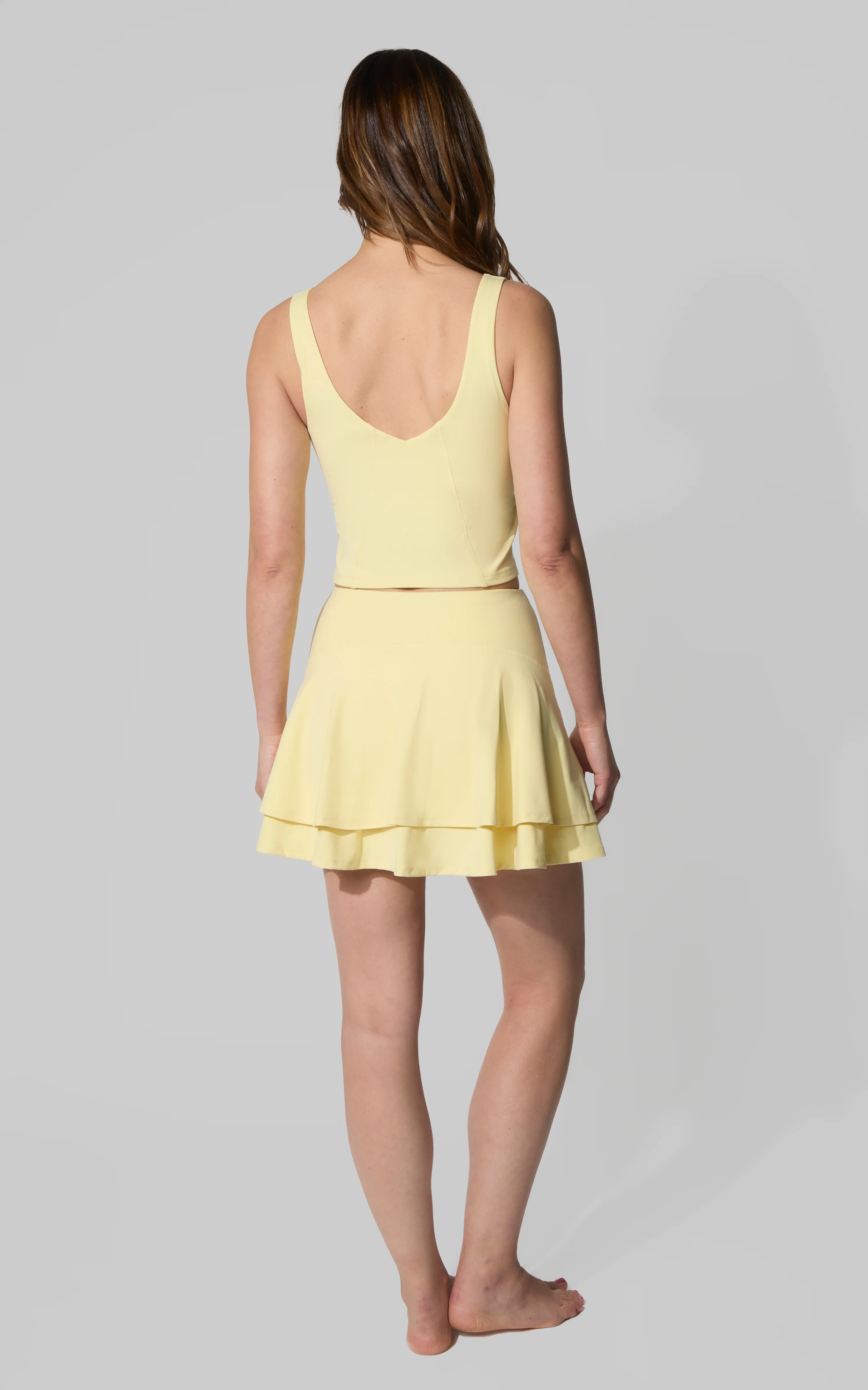 Nude Tech Double Layer Skort Set - Image 7