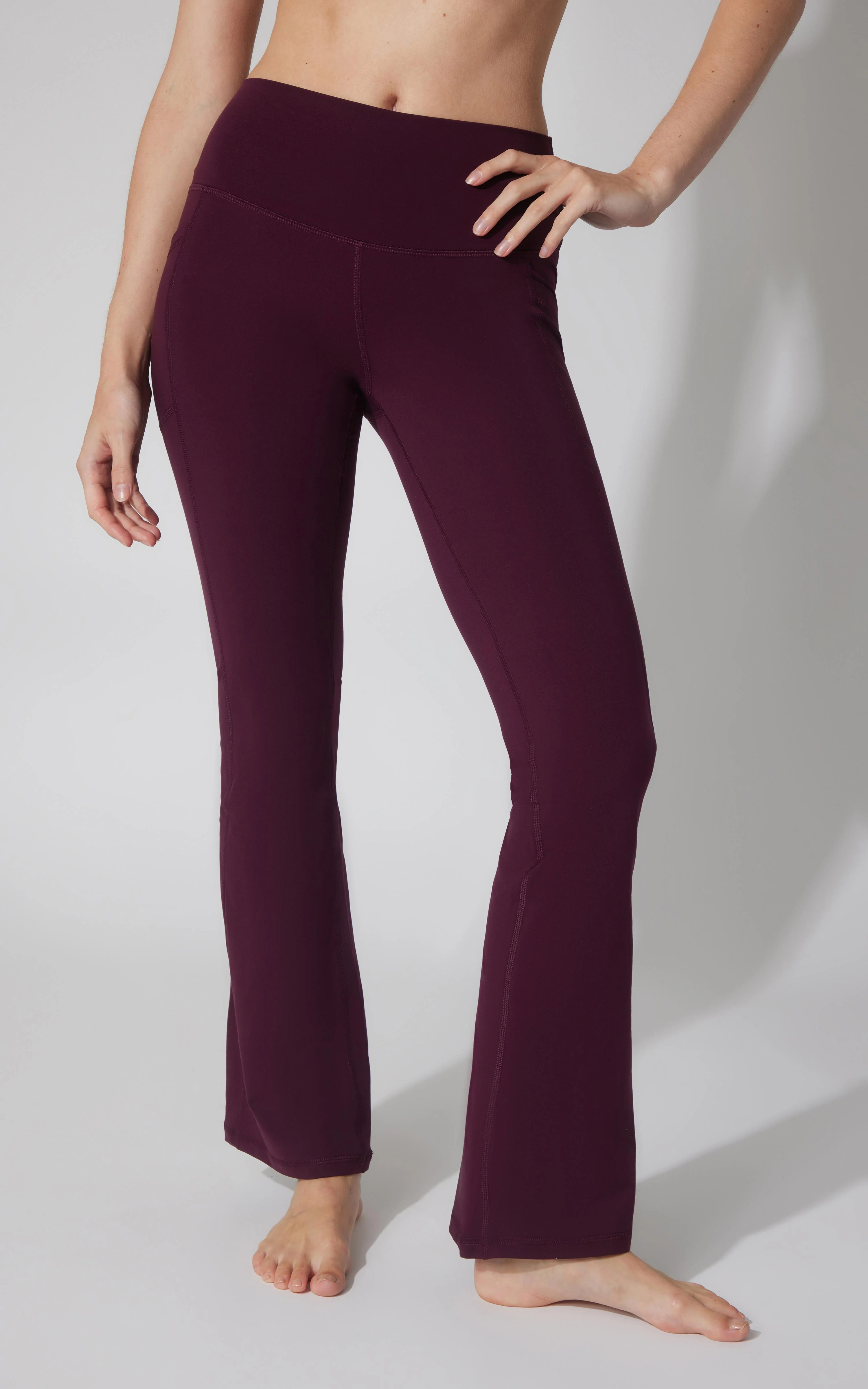 Polarlux Tribeca Elastic Free Full Length Side Pocket Flare Leg Pant - Image 11