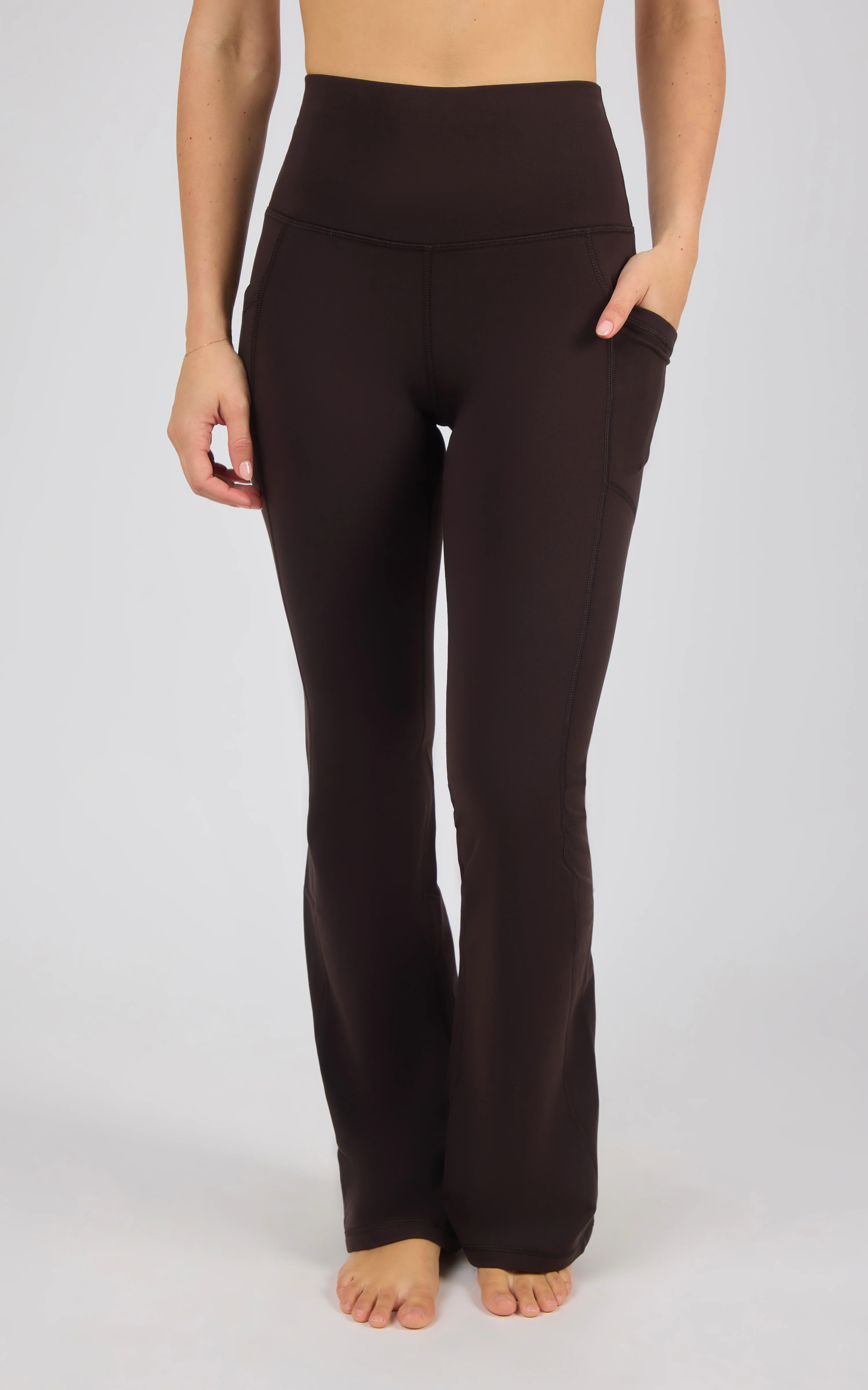 Polarlux Tribeca Elastic Free Full Length Side Pocket Flare Leg Pant - Image 19