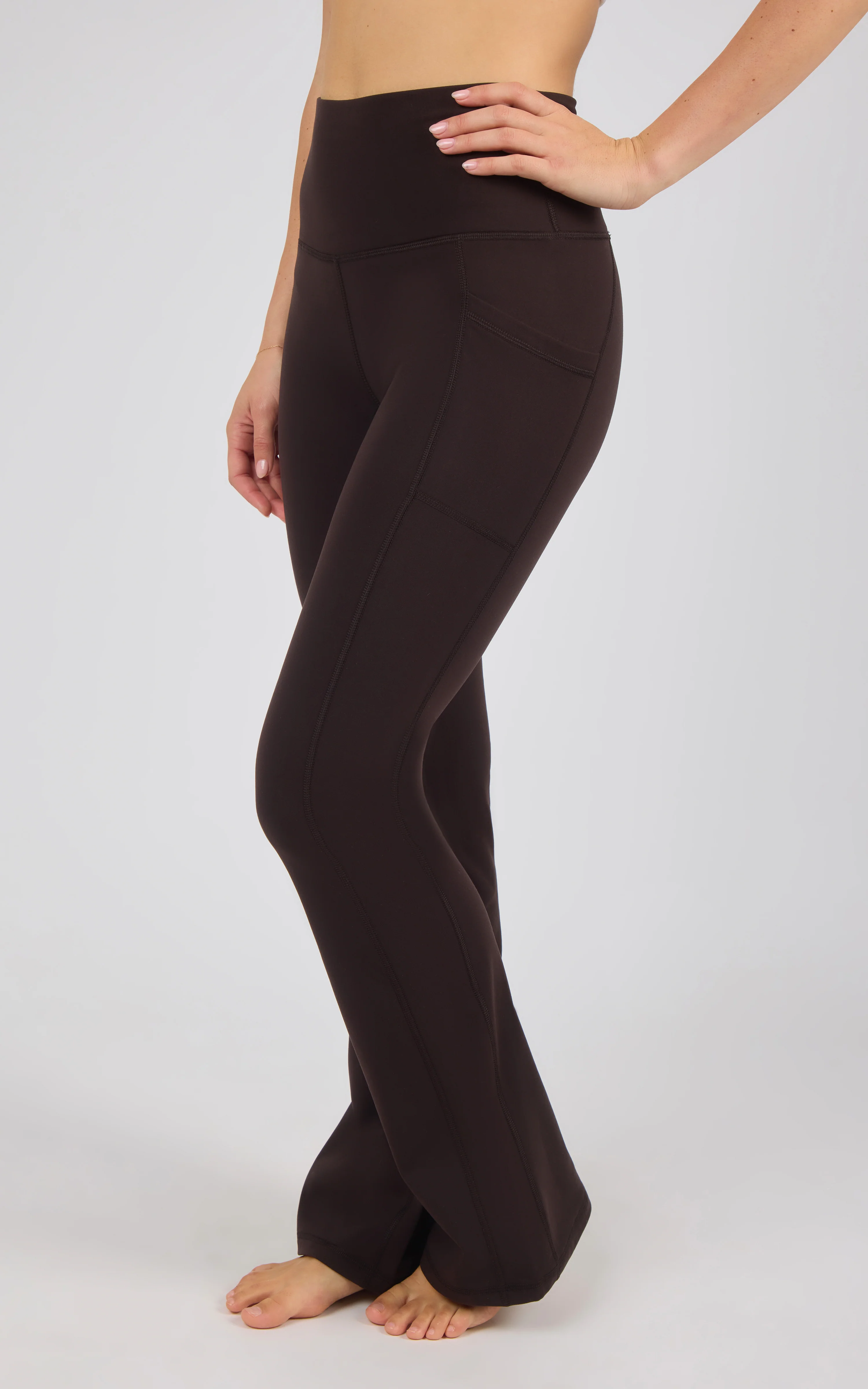Polarlux Tribeca Elastic Free Full Length Side Pocket Flare Leg Pant - Image 20