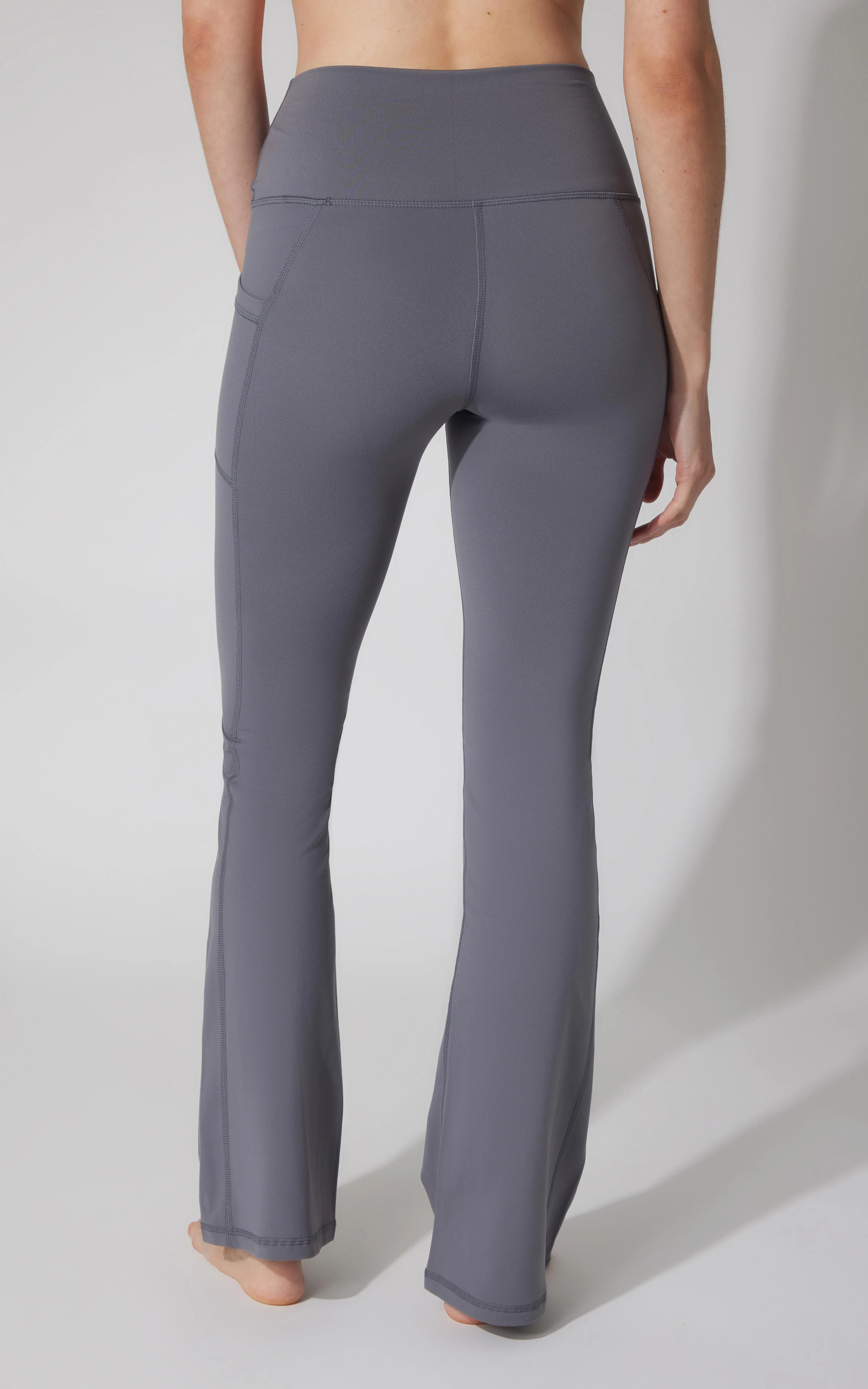 Polarlux Tribeca Elastic Free Full Length Side Pocket Flare Leg Pant - Image 4