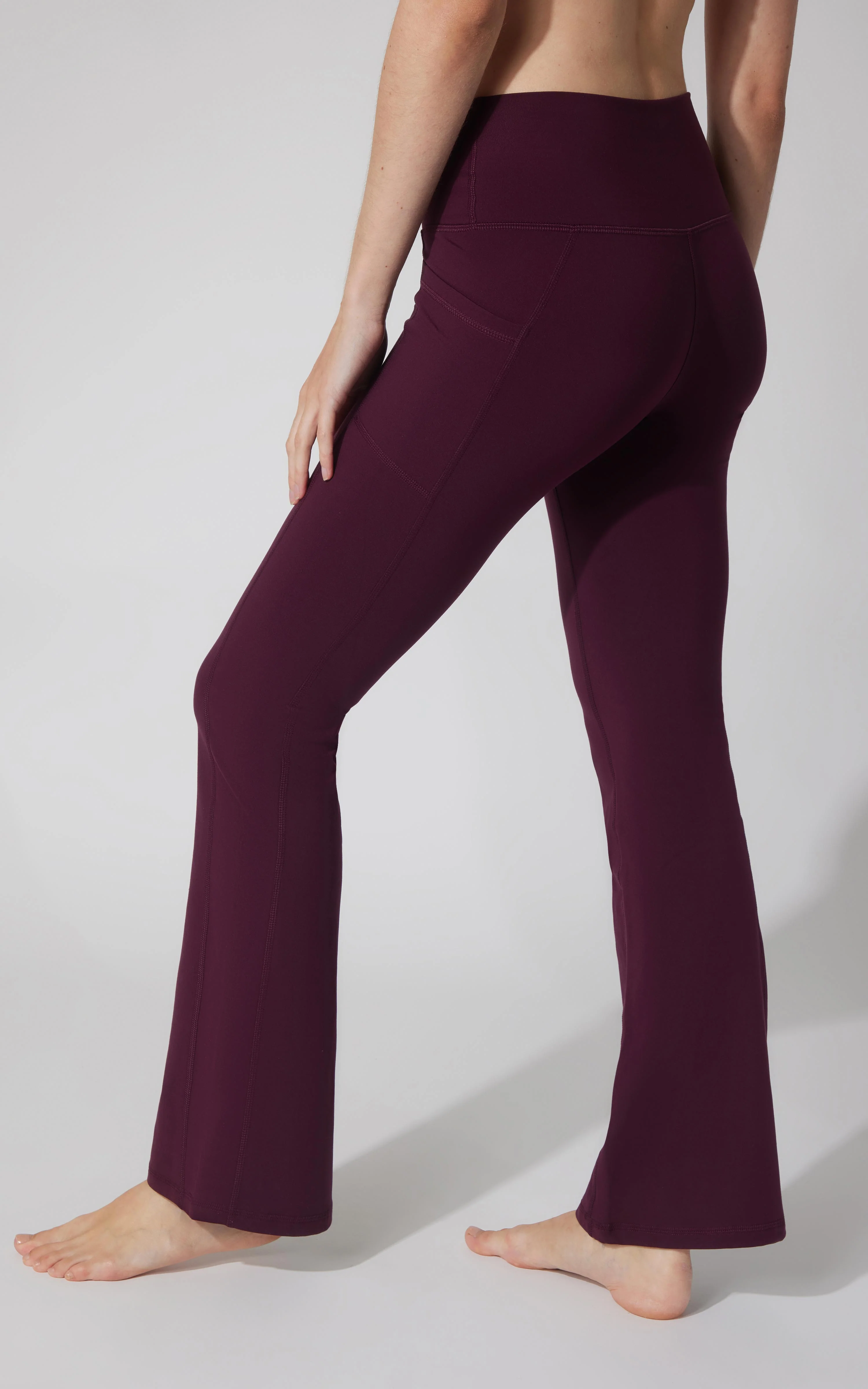 Polarlux Tribeca Elastic Free Full Length Side Pocket Flare Leg Pant - Image 8