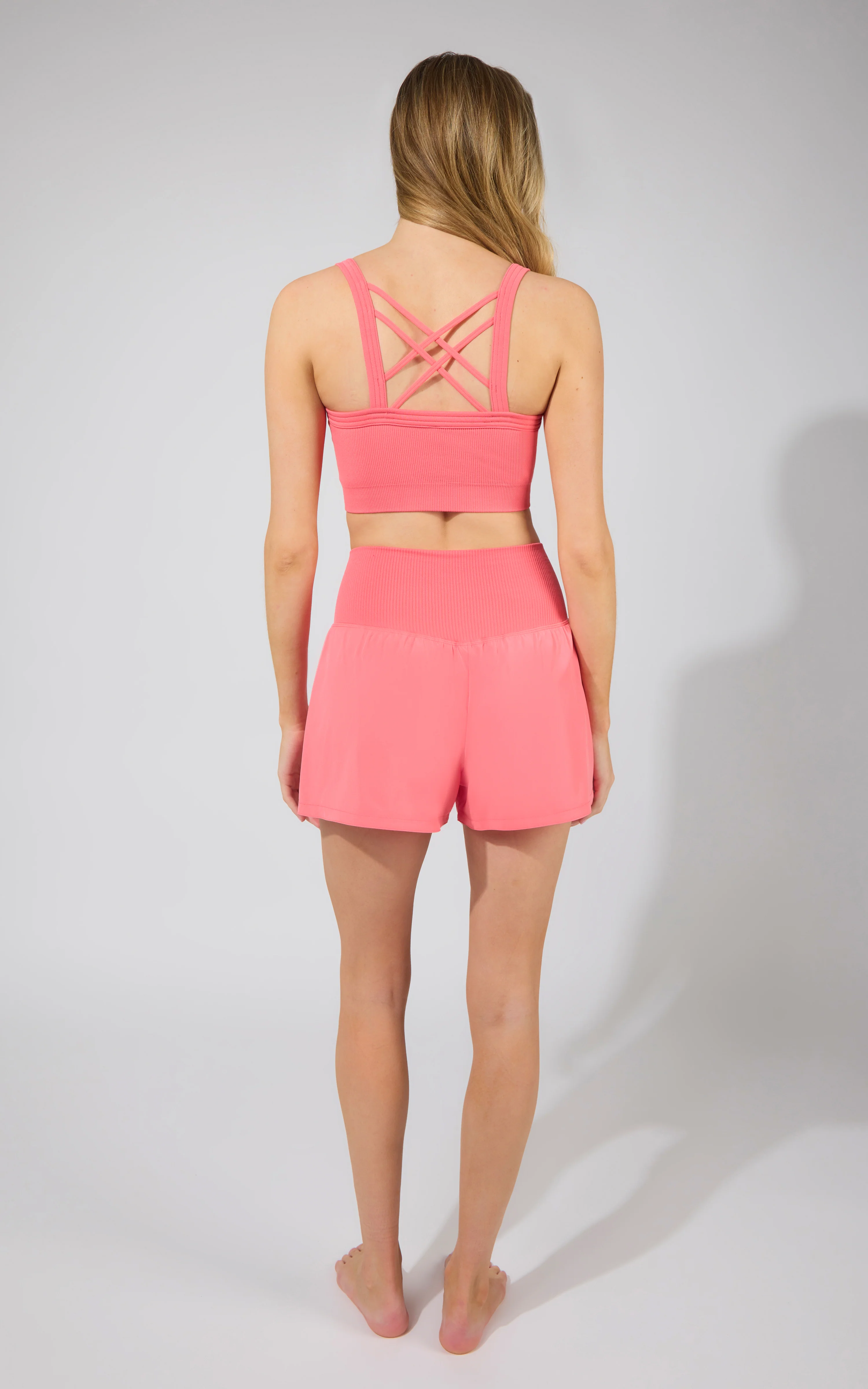 Strappy Back Bra Tank & Short Set - Image 8