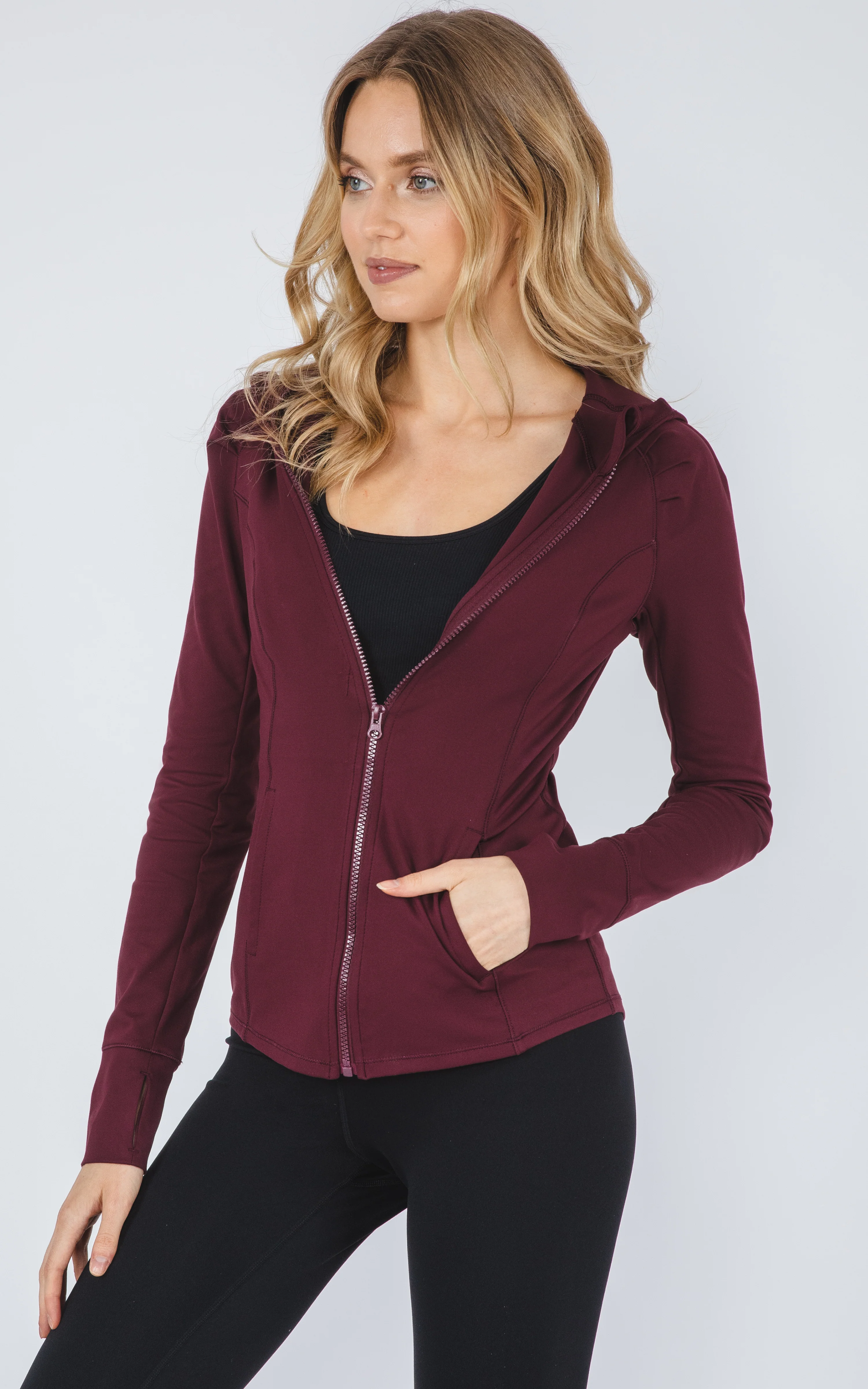 Slim Full Zip Hooded Jacket - Image 14