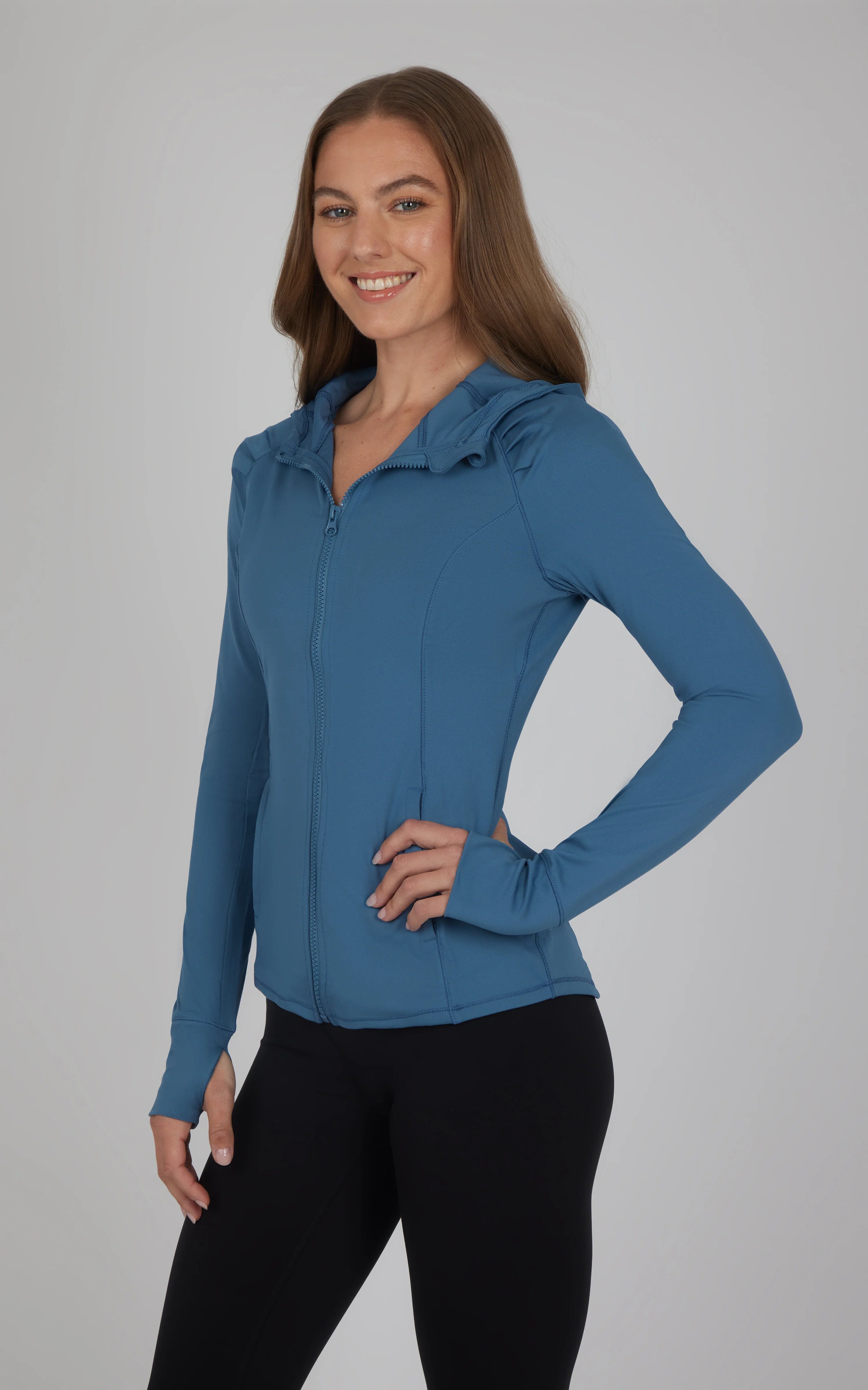 Slim Full Zip Hooded Jacket - Image 17