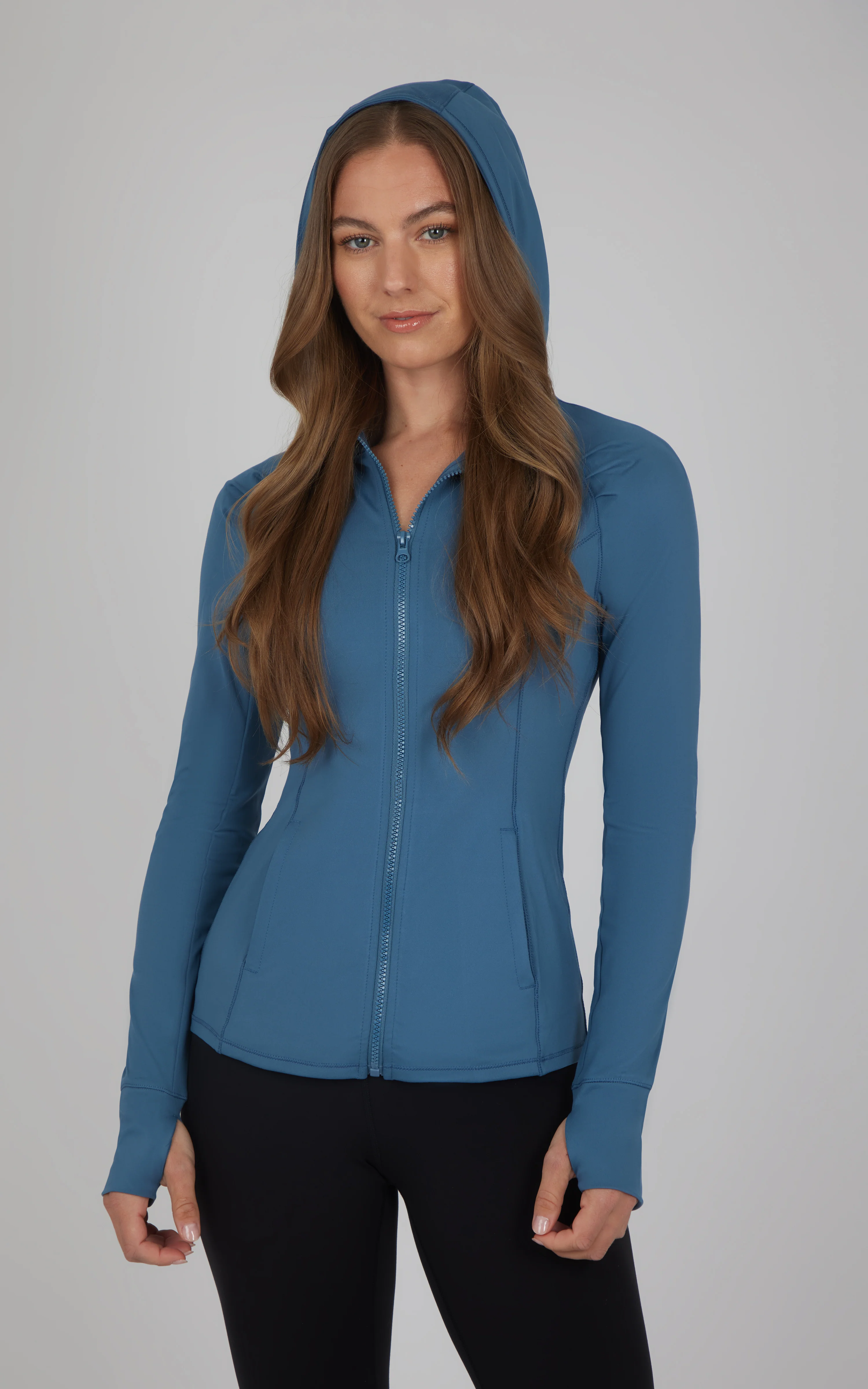 Slim Full Zip Hooded Jacket - Image 20