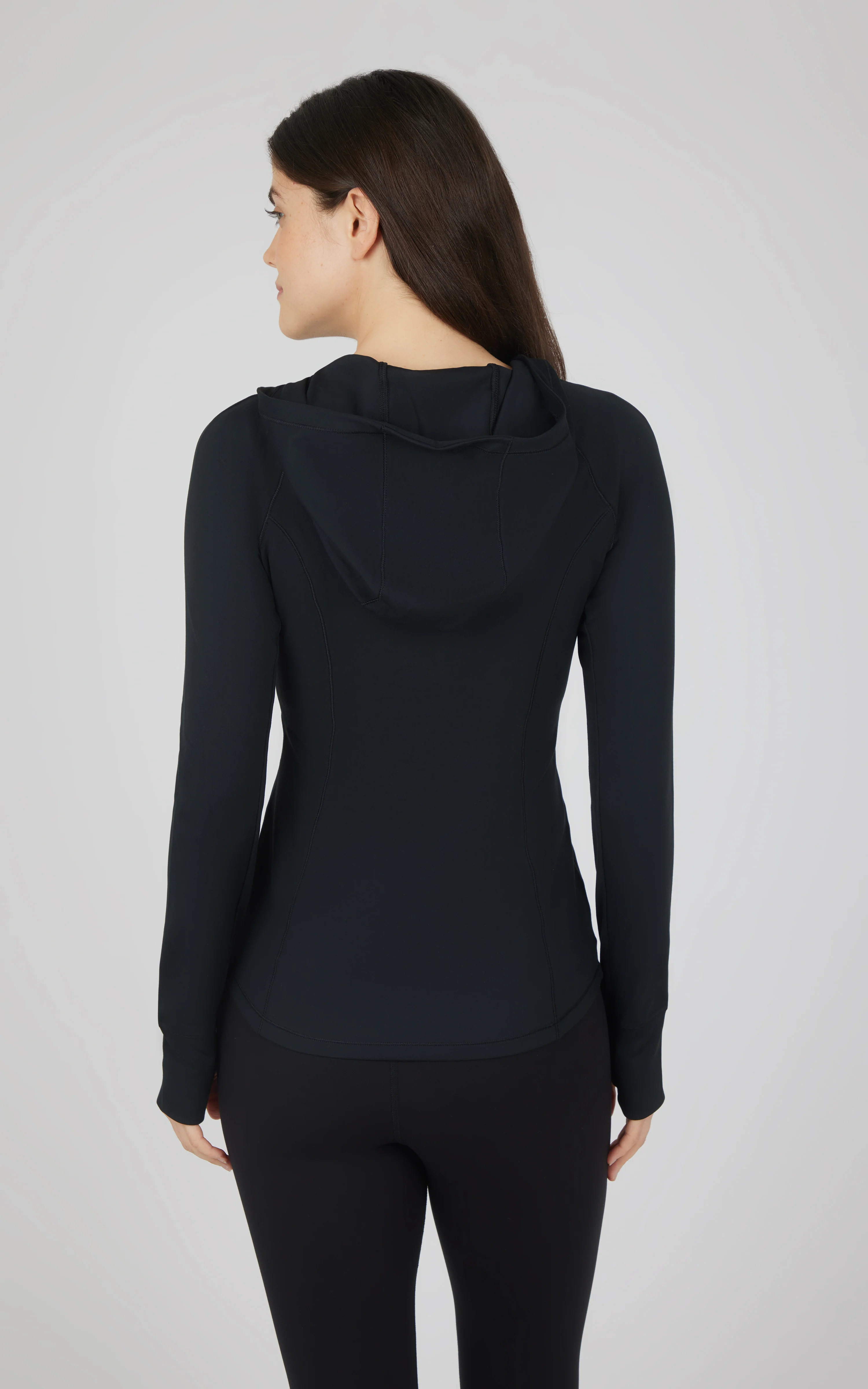 Slim Full Zip Hooded Jacket - Image 4