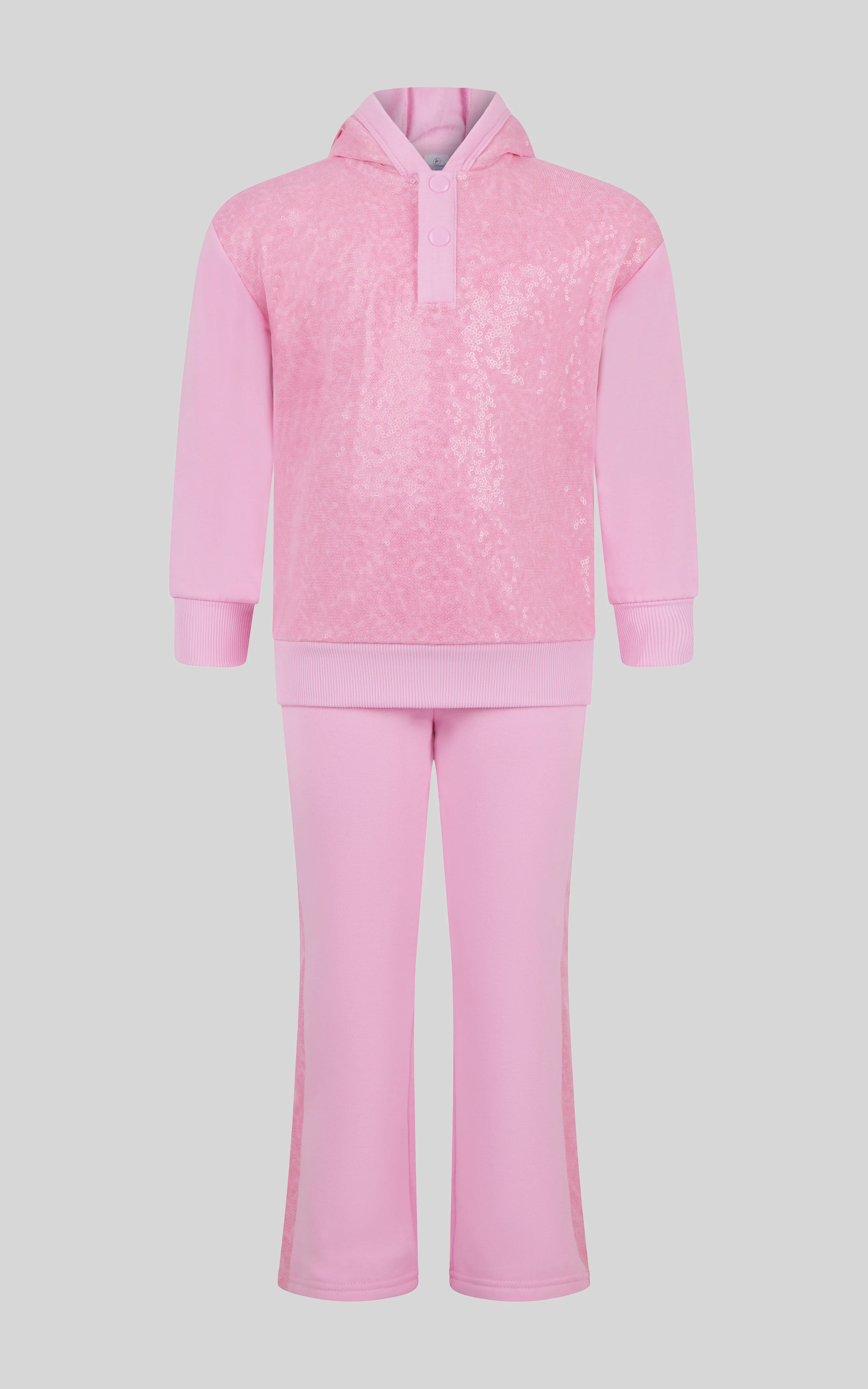 Toddler Girls 2 PC Brushed Terry Pullover and Flared Pant - Image 3