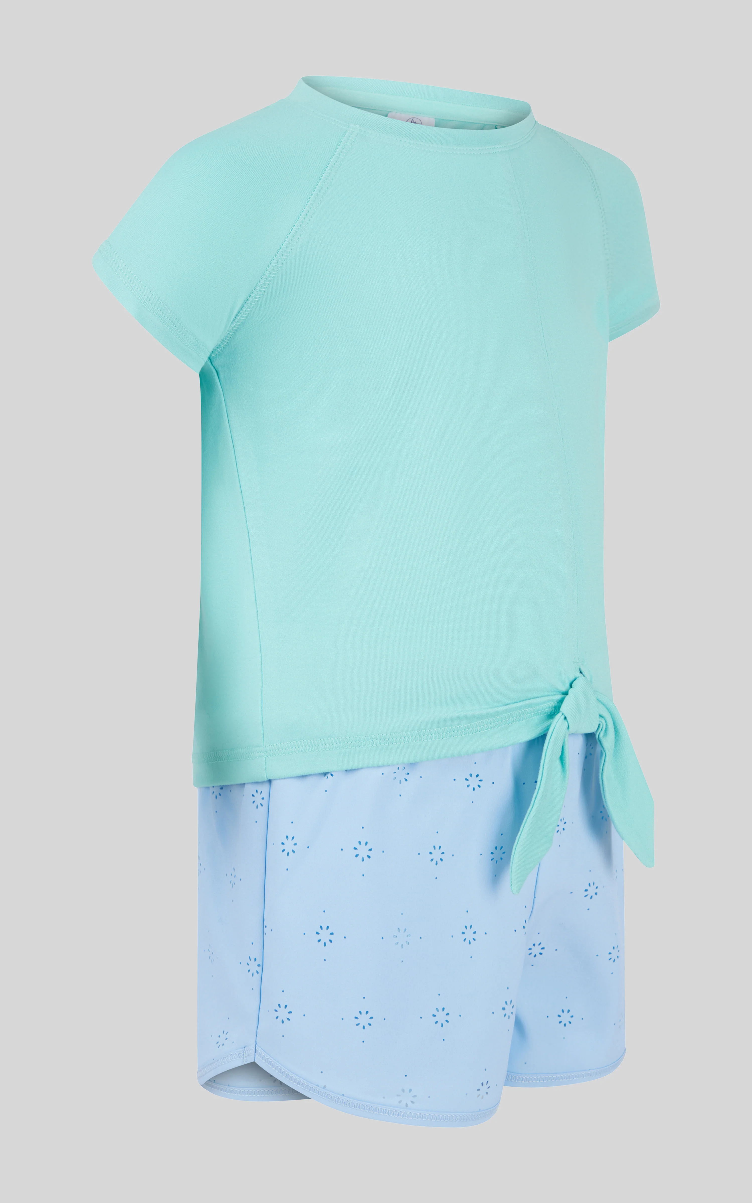 Toddler Girls 2 PC Short Sleeve Tee and Running Short - Image 3