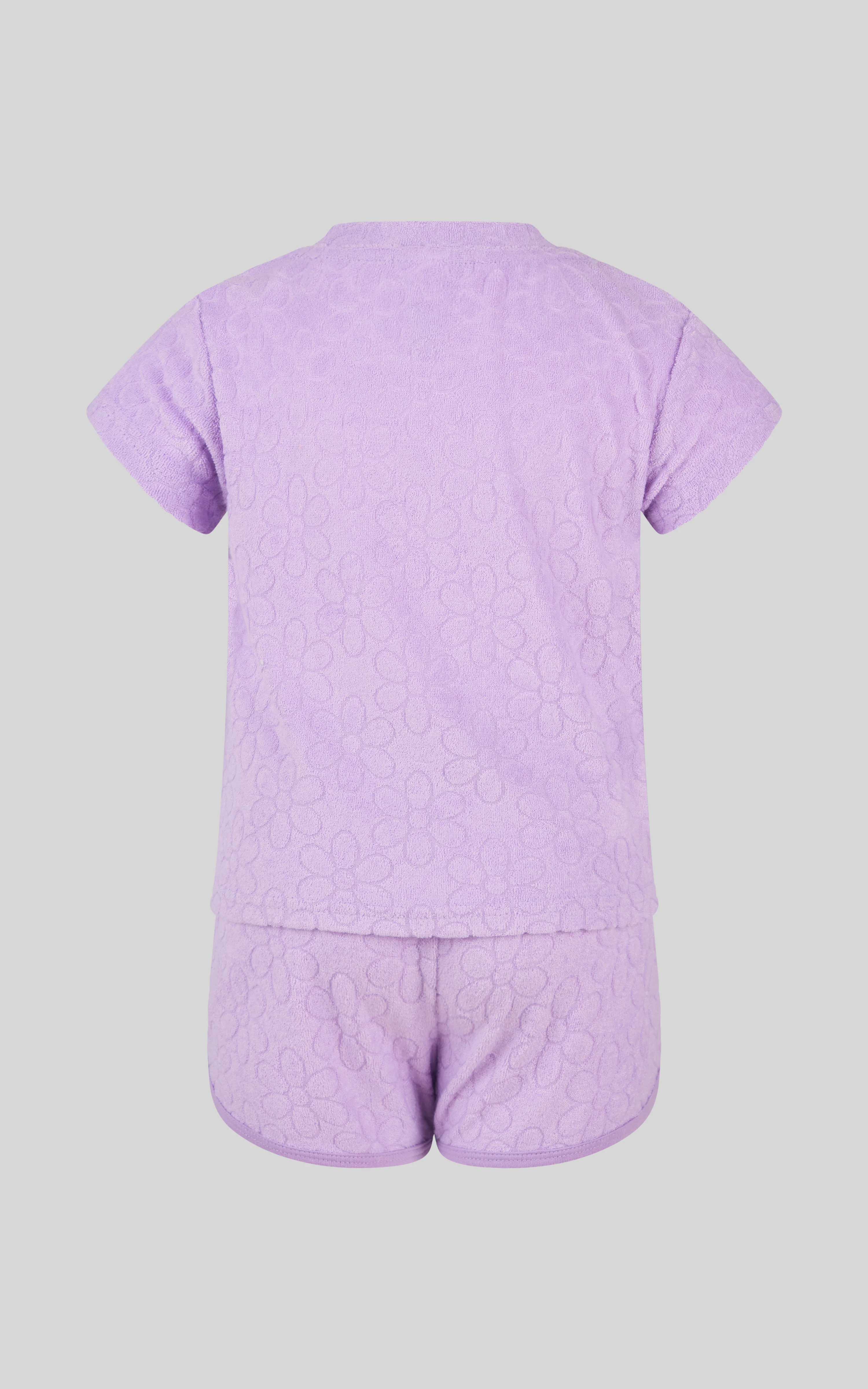 Toddler Girls 2 PC Towel Terry Short Sleeve Top and Dolphin Short - Image 10