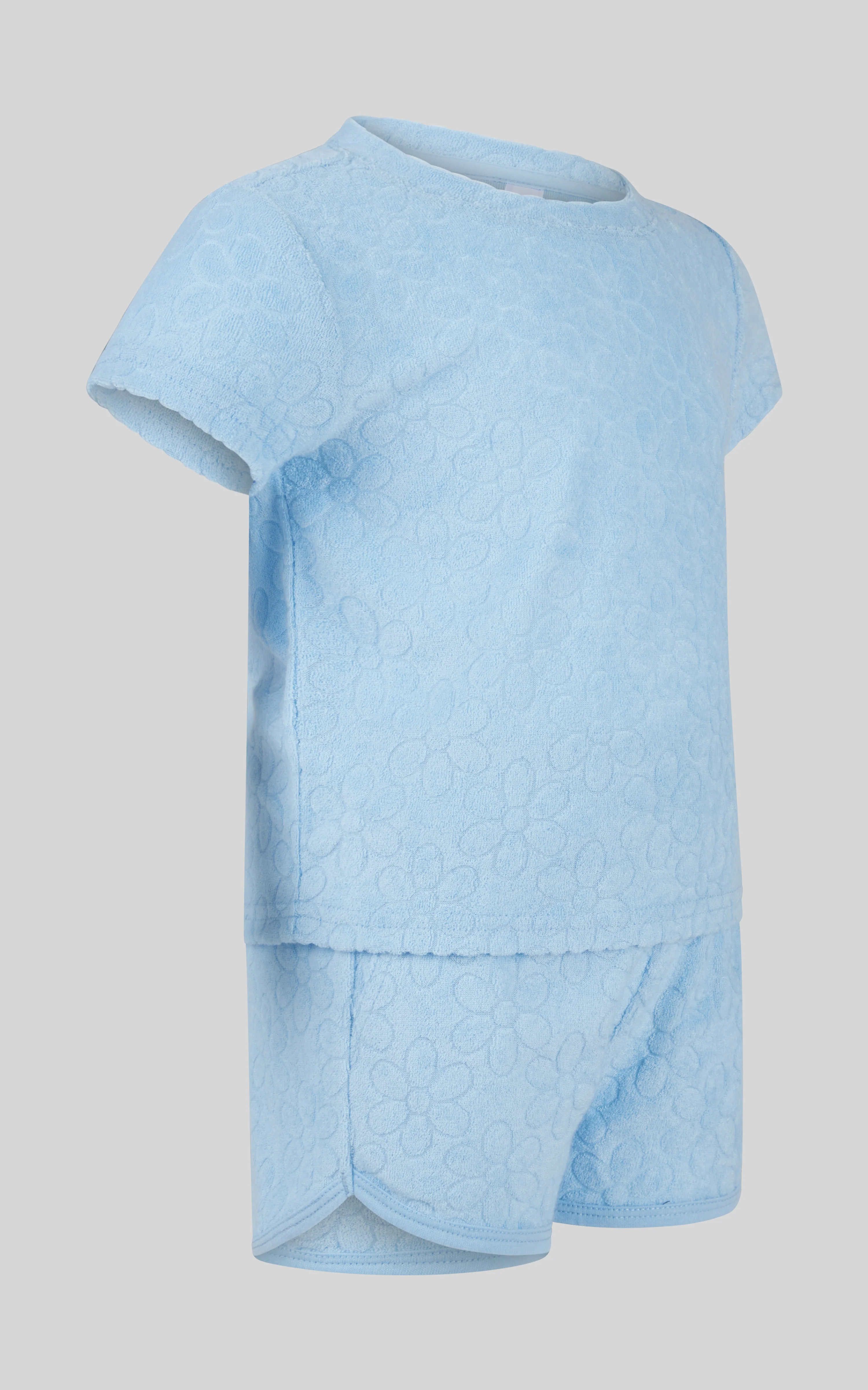 Toddler Girls 2 PC Towel Terry Short Sleeve Top and Dolphin Short - Image 7