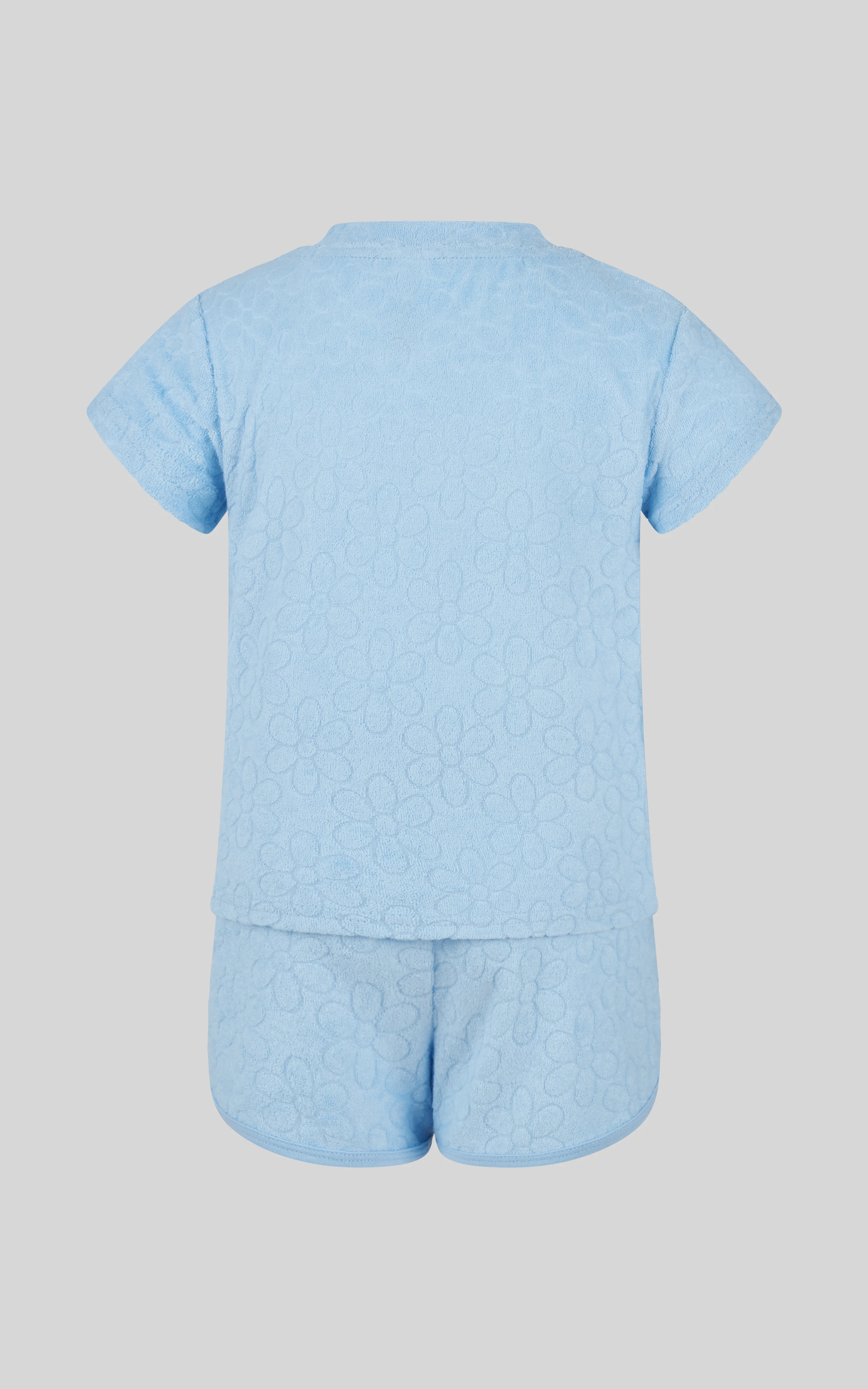Toddler Girls 2 PC Towel Terry Short Sleeve Top and Dolphin Short - Image 8