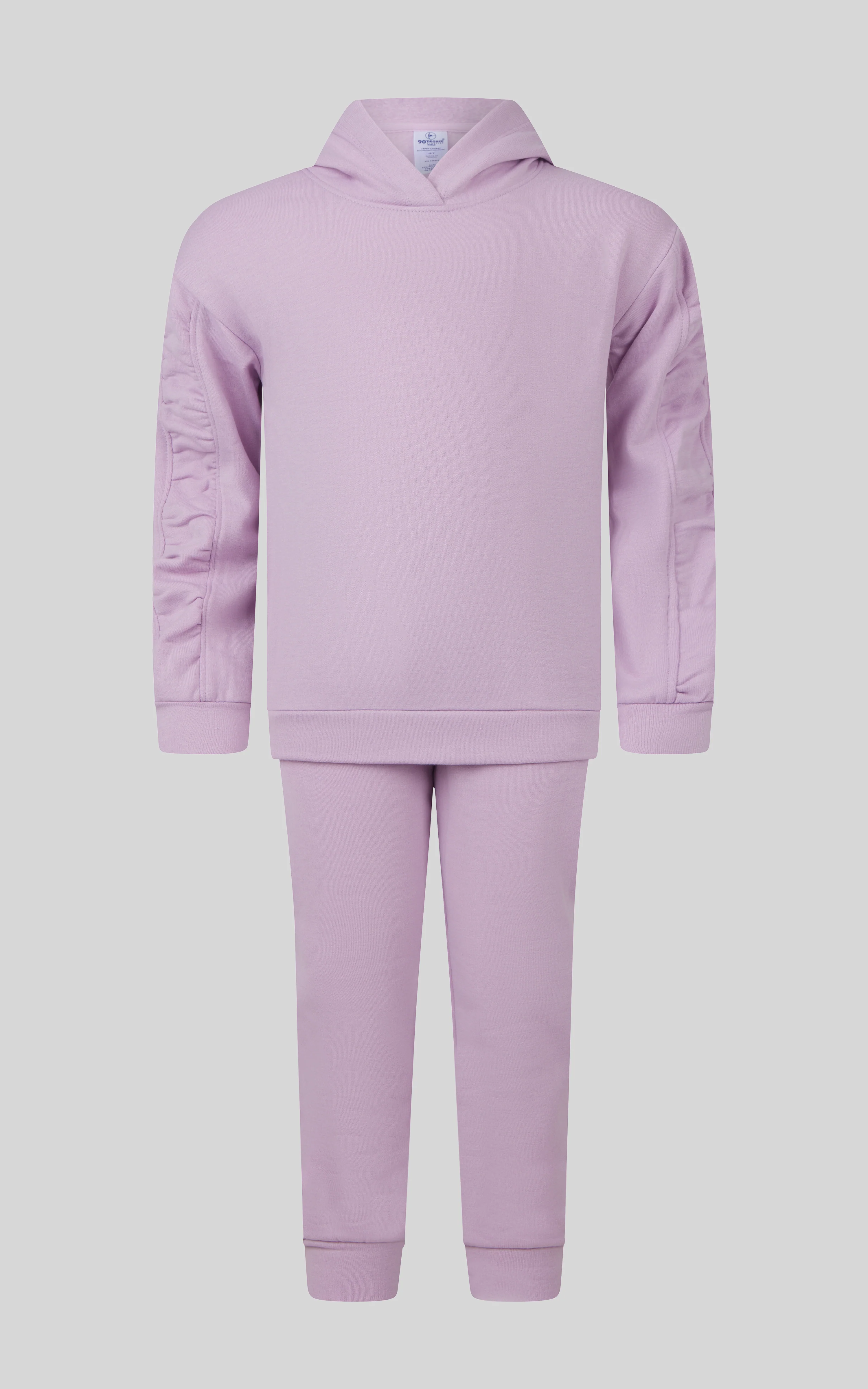 Toddler Girls 2 PC Brushed Terry Hoodie and Jogger - Image 3
