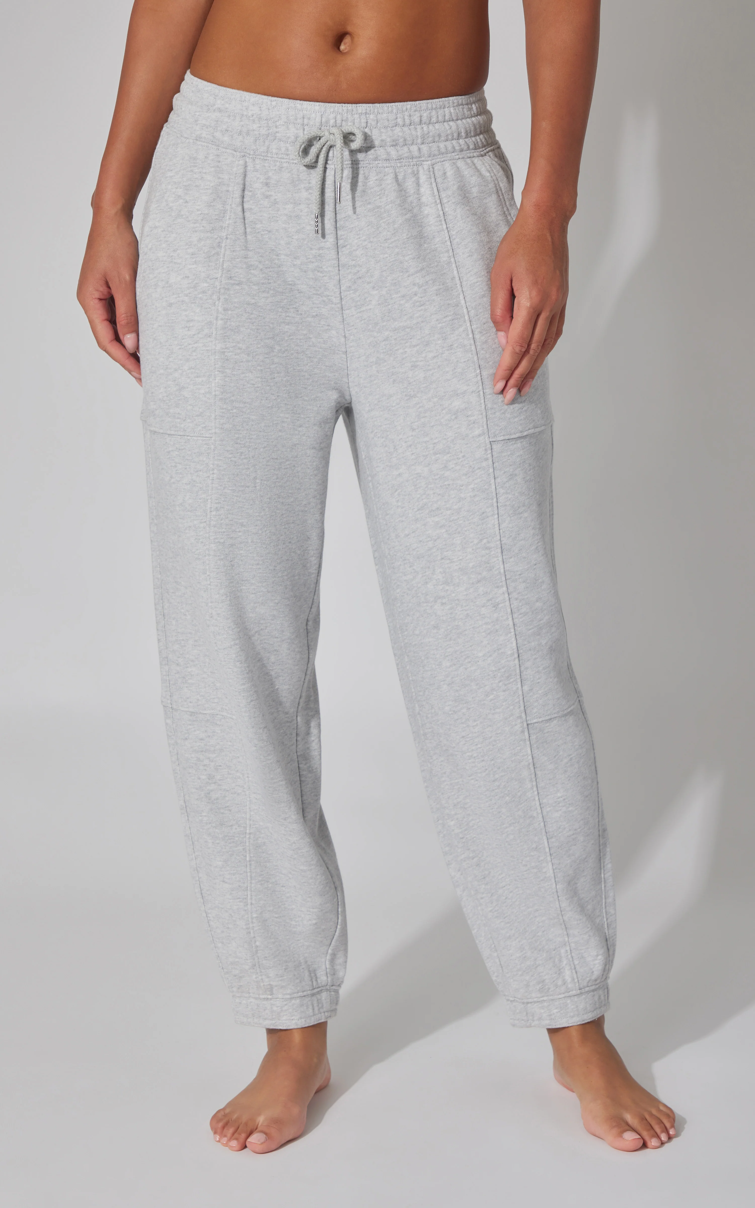 Washed Loop Terry Barrel Jogger - Image 4