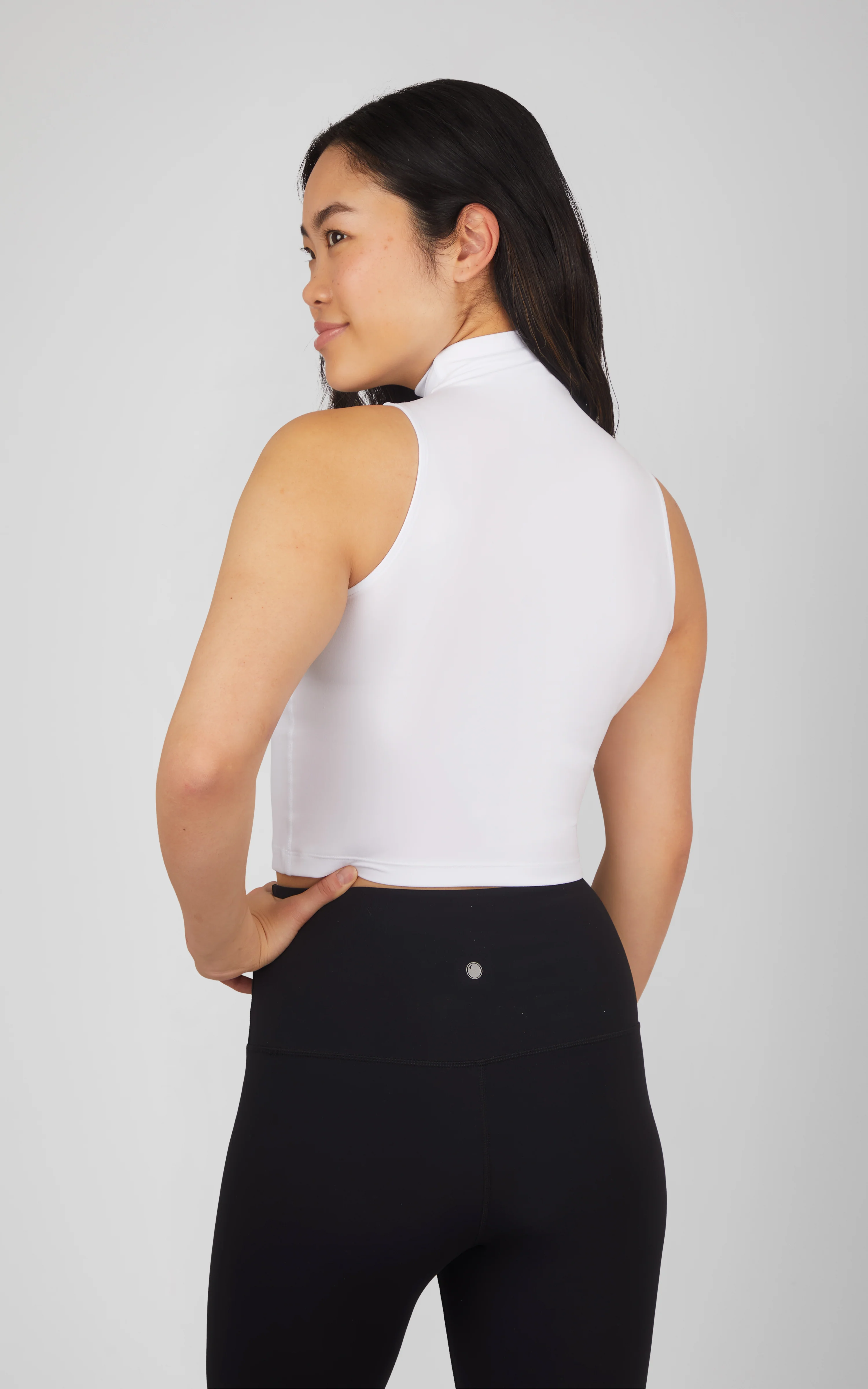 2 PK Ribbed Mock Neck Tank - Image 5